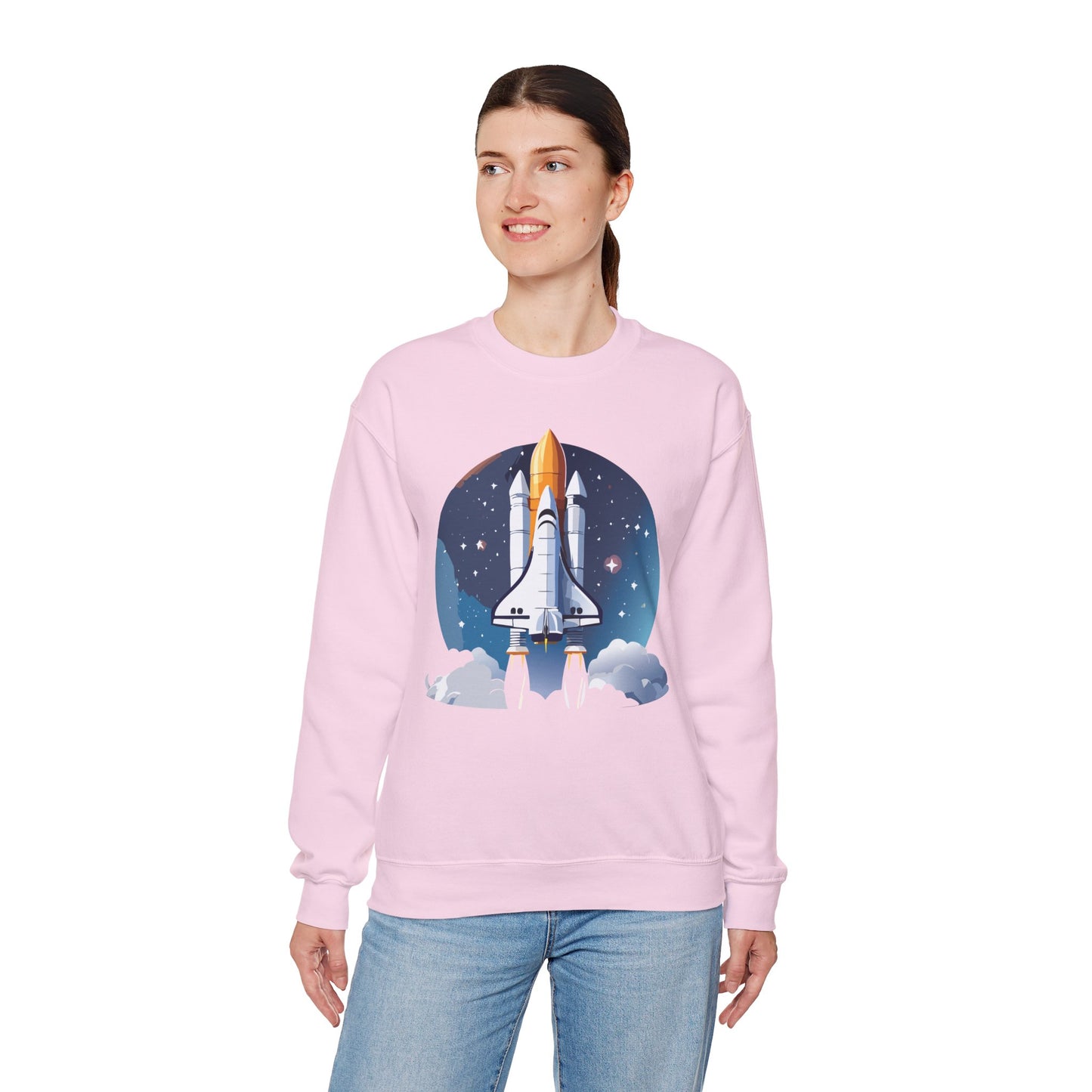Space Shuttle Sweatshirt, Cosmic Sweatshirt, Astronaut Sweatshirt, Space Cosmic Sweatshirt