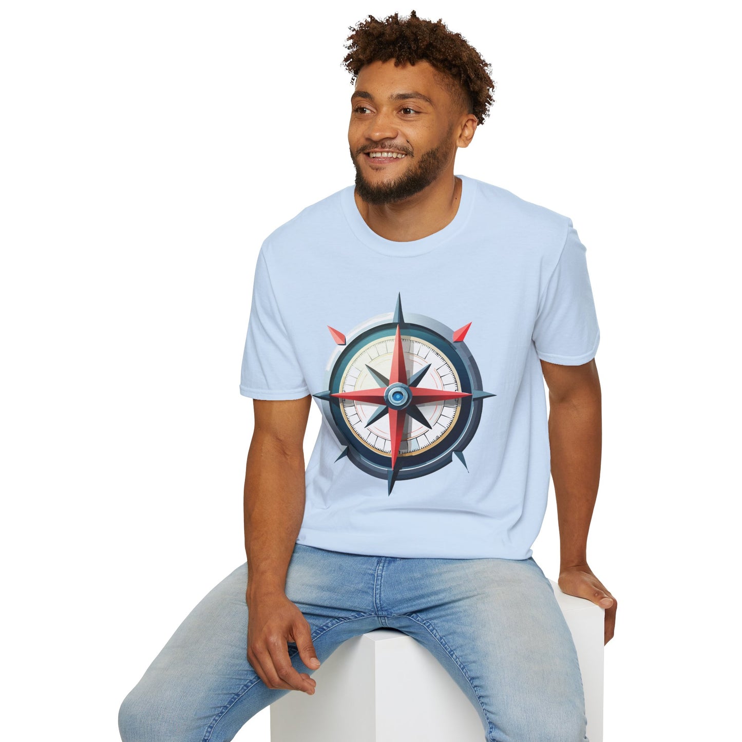 Compass T Shirt, Compass Shirt, Shirt with Compass, Navigator Shirt