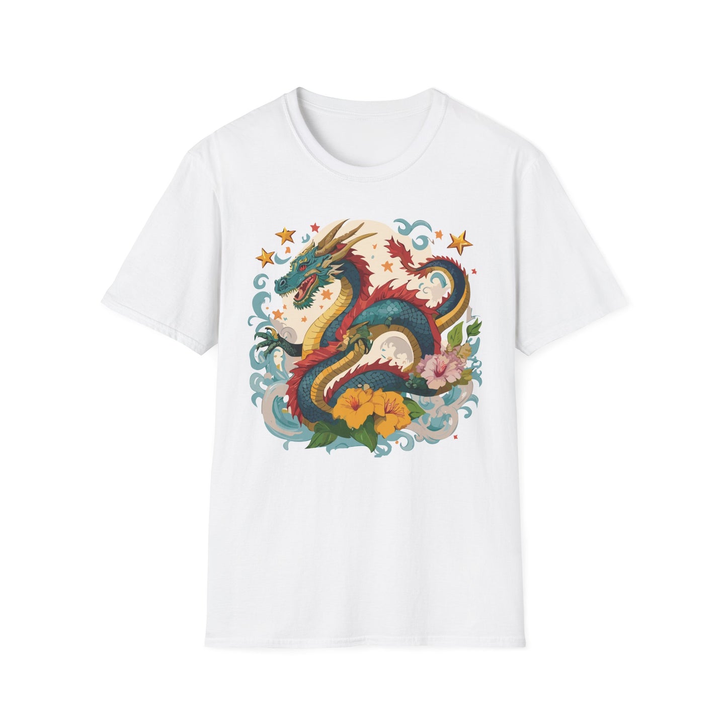 Dragon T Shirt, Dragon Shirt, Shirt with Animals, Animal Shirt