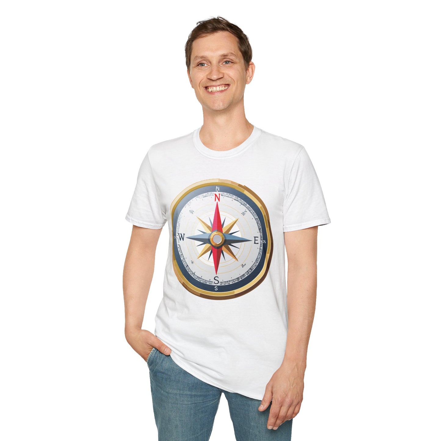 Compass T Shirt, Compass Shirt, Shirt with Compass, Navigator Shirt
