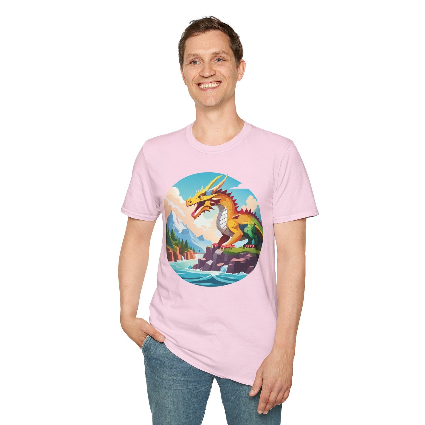 Dragon T Shirt, Dragon Shirt, Shirt with Animals, Animal Shirt