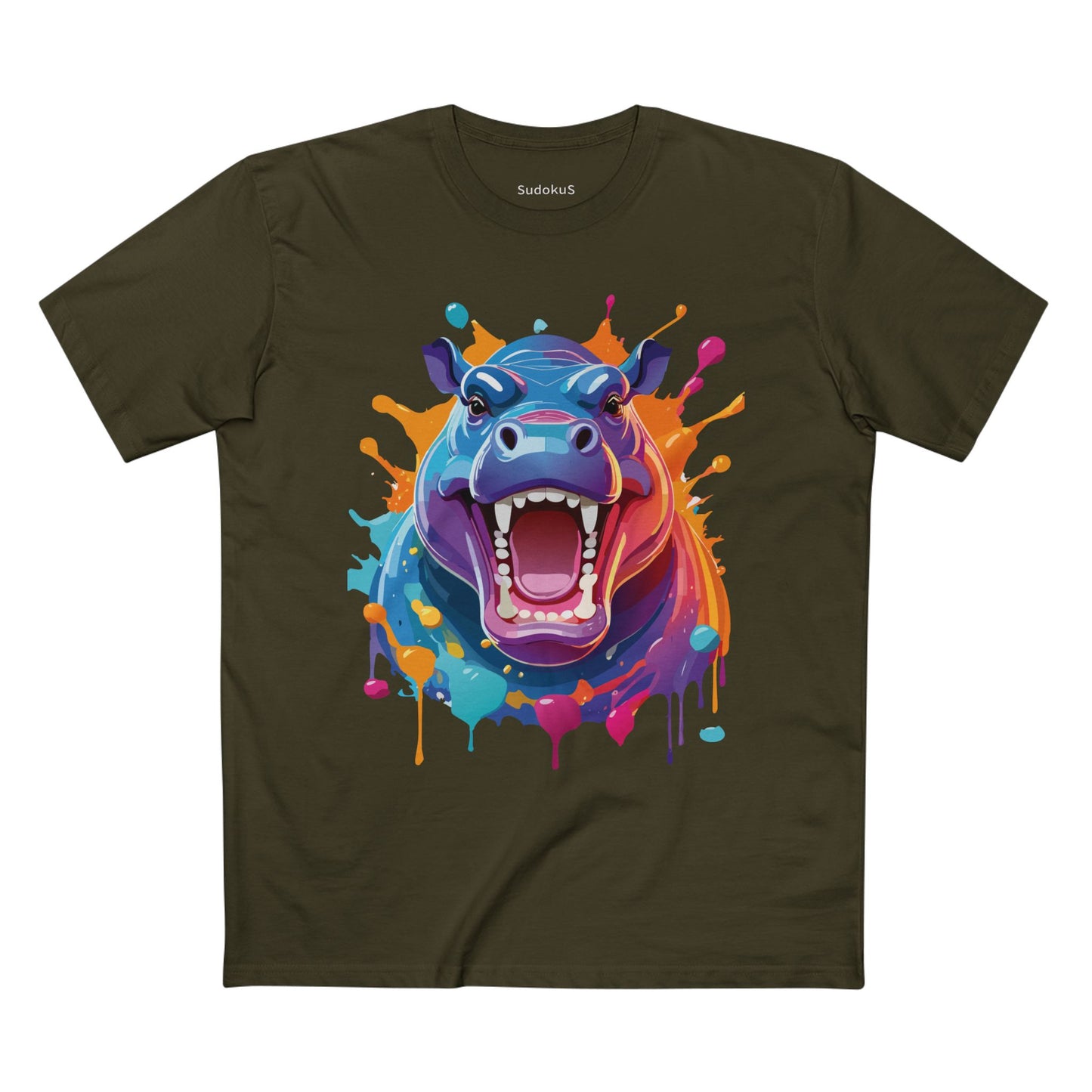 Animal Shirt, Hippo Shirt - SudokuS