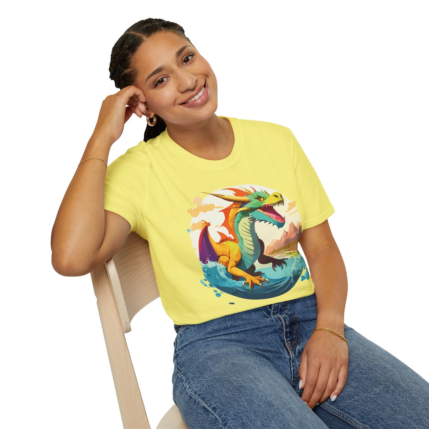 Dragon T Shirt, Dragon Shirt, Shirt with Animals, Animal Shirt
