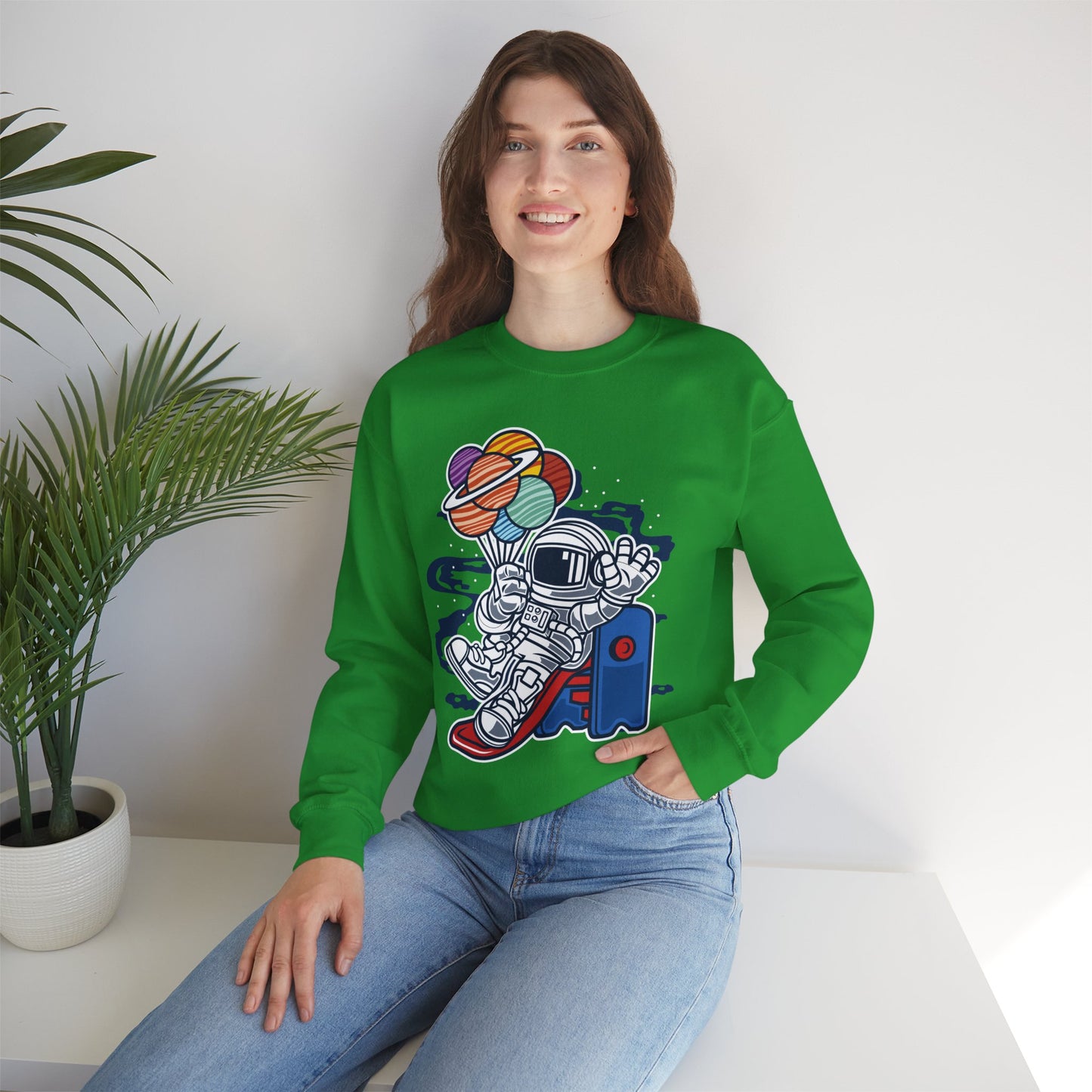 Space Shuttle Sweatshirt, Cosmic Sweatshirt, Astronaut Sweatshirt, Space Cosmic Sweatshirt