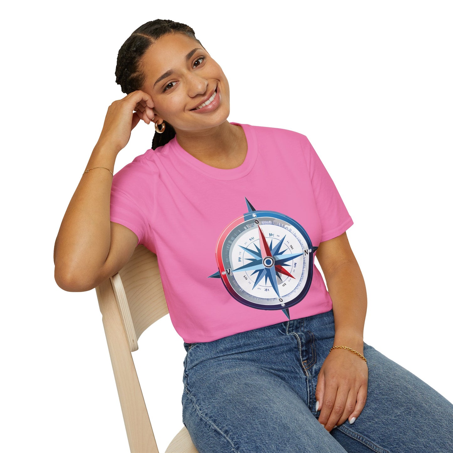 Compass T Shirt, Compass Shirt, Shirt with Compass, Navigator Shirt