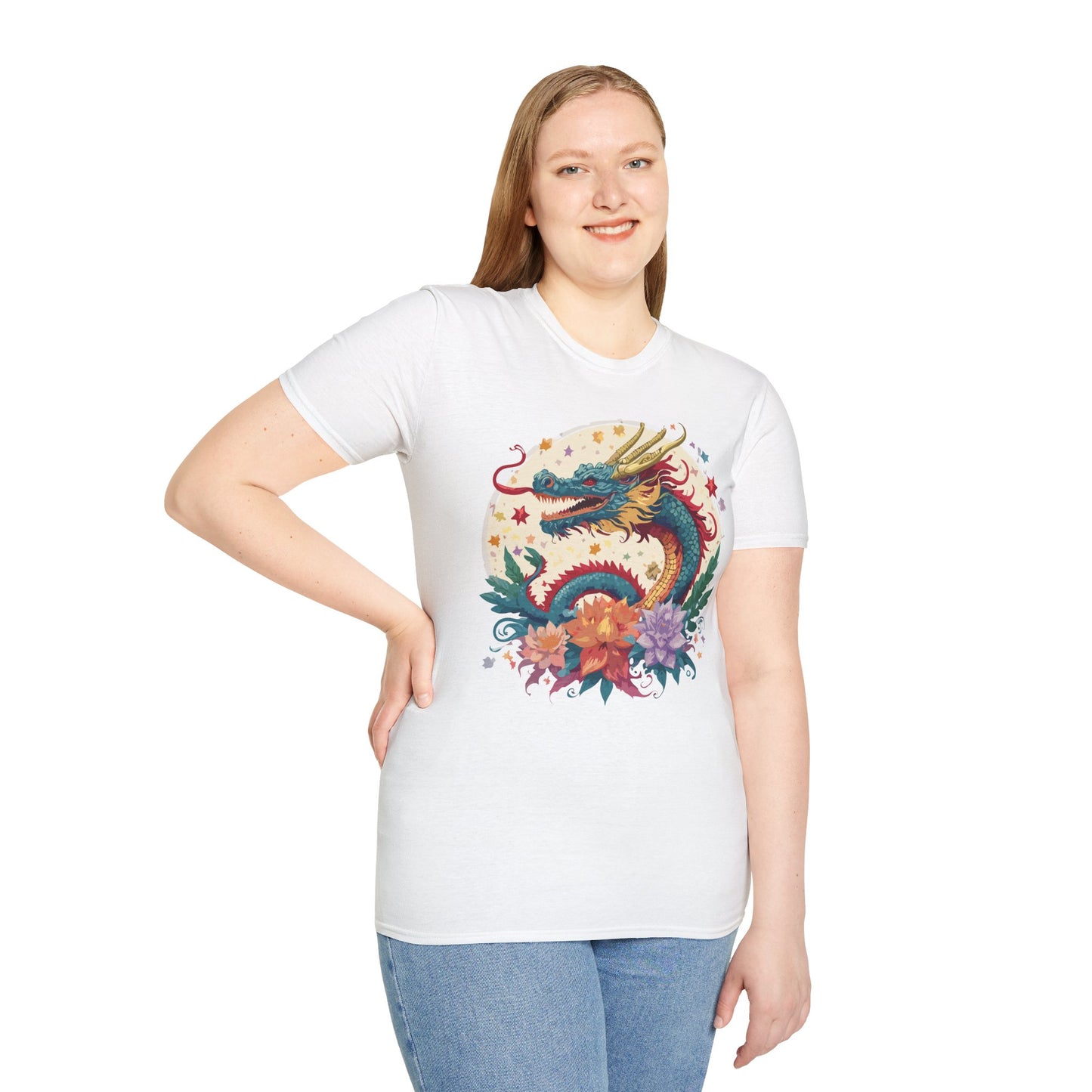 Dragon T Shirt, Dragon Shirt, Shirt with Animals, Animal Shirt