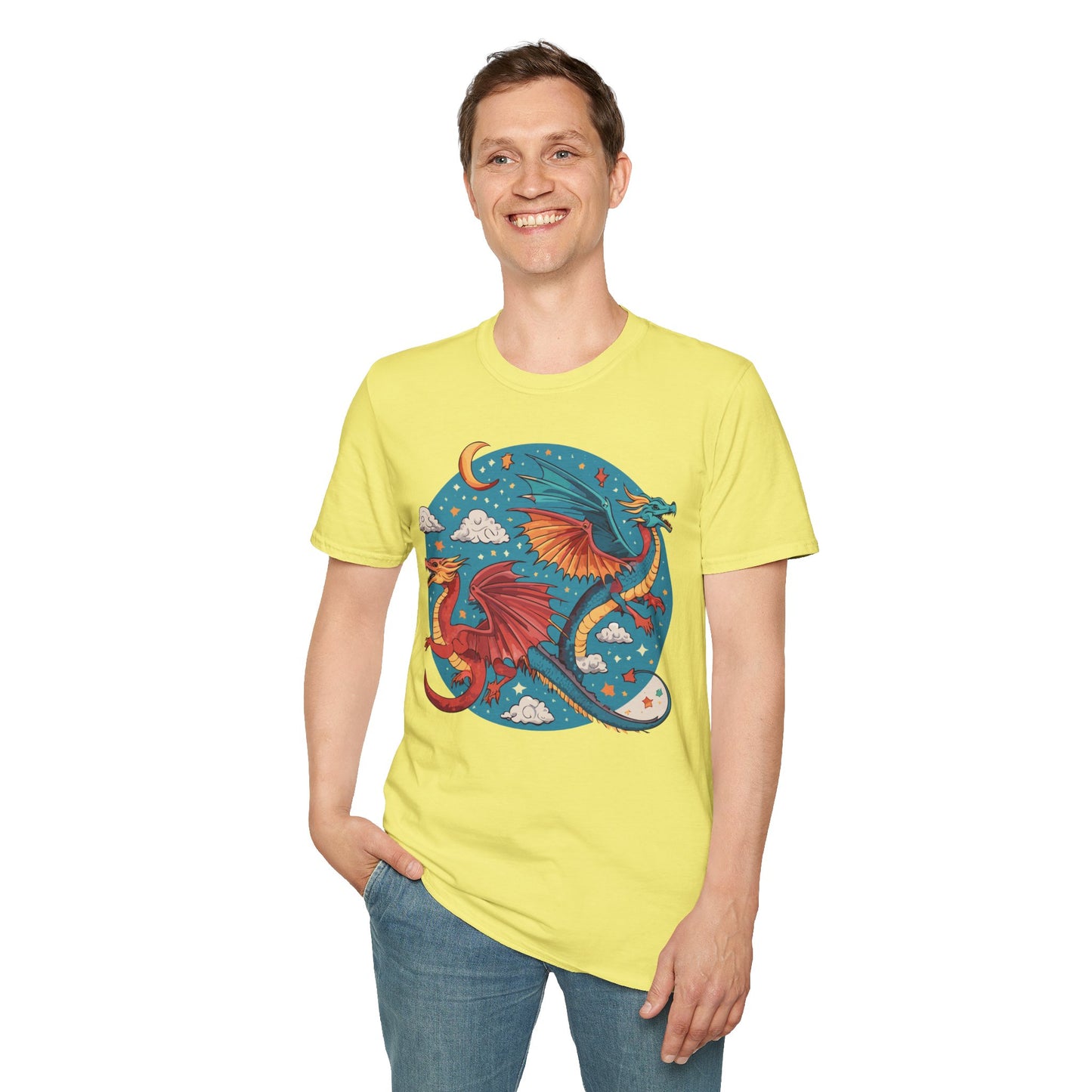 Dragon T Shirt, Dragon Shirt, Shirt with Animals, Animal Shirt