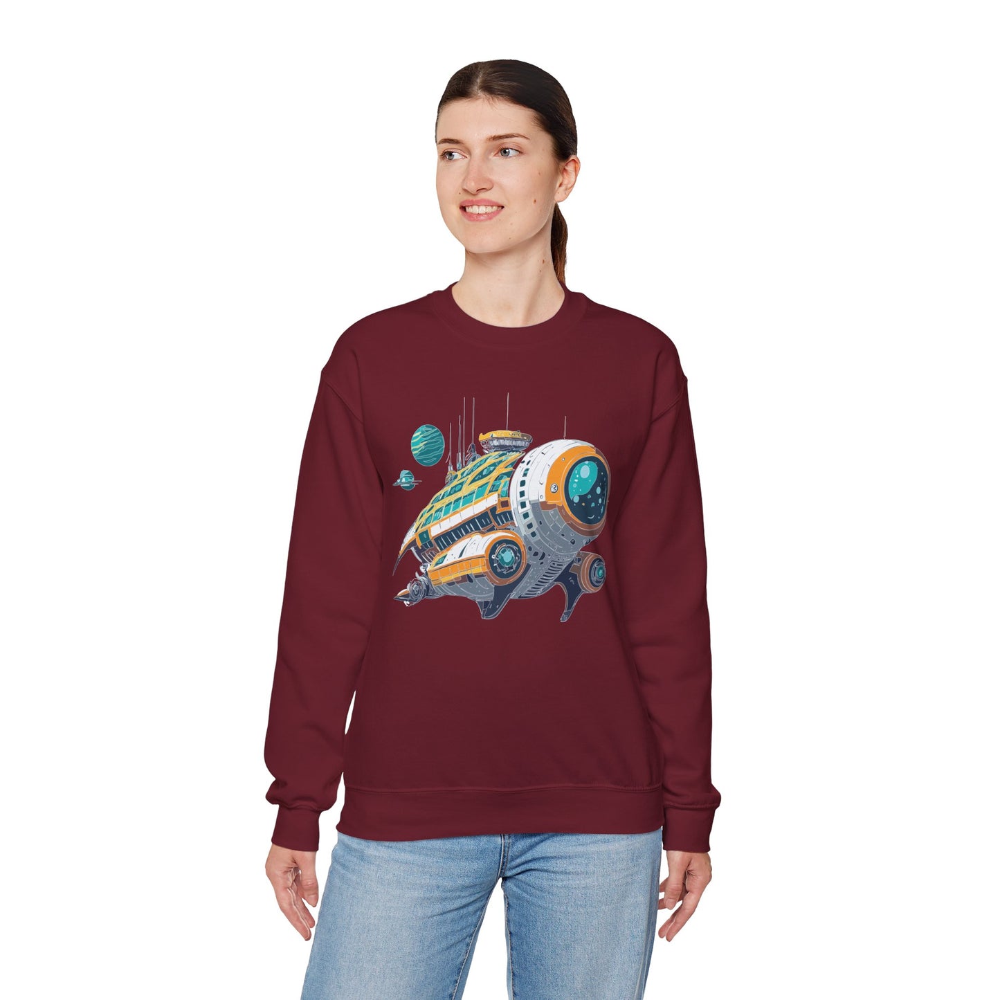 Space Shuttle Sweatshirt, Cosmic Sweatshirt, Astronaut Sweatshirt, Space Cosmic Sweatshirt