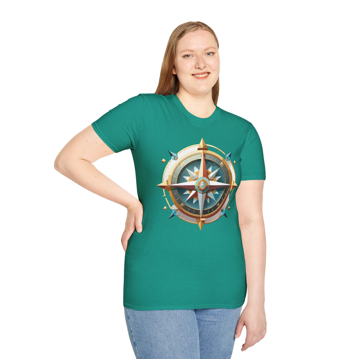 Compass T Shirt, Compass Shirt, Shirt with Compass, Navigator Shirt