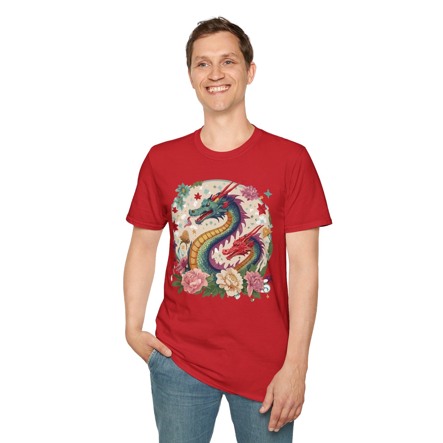 Dragon T Shirt, Dragon Shirt, Shirt with Animals, Animal Shirt