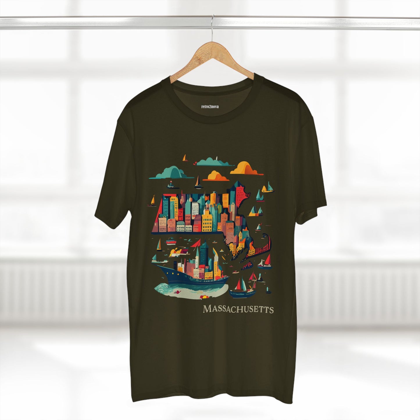 US State Shirts, Massachusetts Shirt