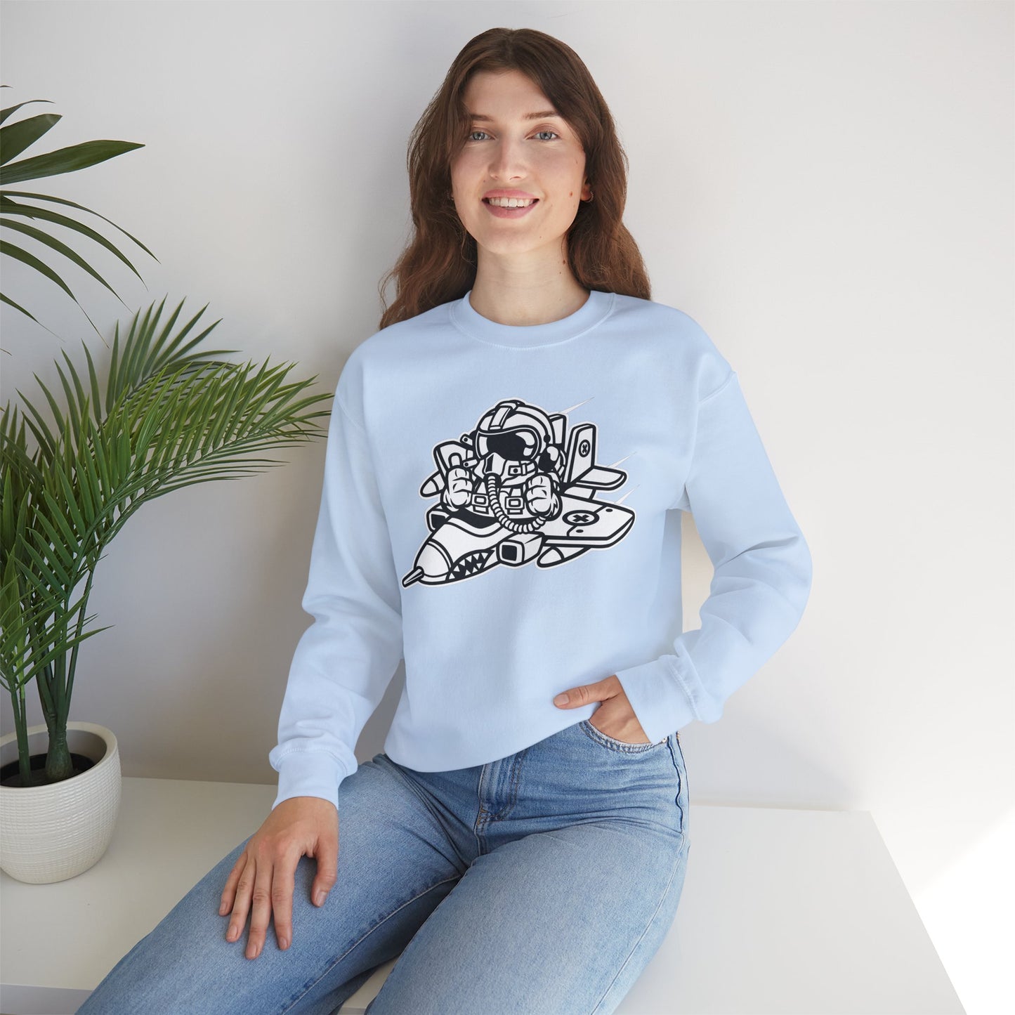 Space Shuttle Sweatshirt, Cosmic Sweatshirt, Astronaut Sweatshirt, Space Cosmic Sweatshirt