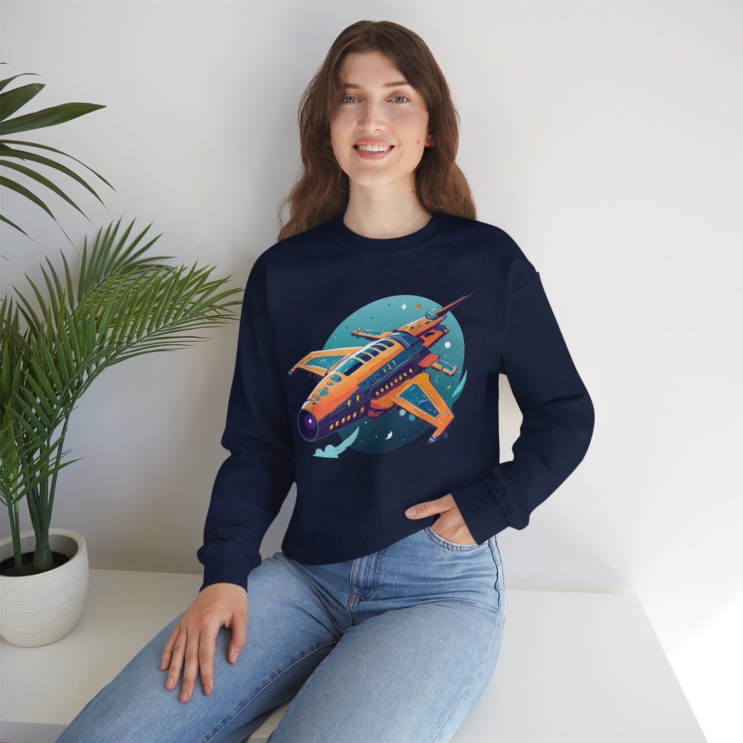 Space Shuttle Sweatshirt, Cosmic Sweatshirt, Astronaut Sweatshirt, Space Cosmic Sweatshirt