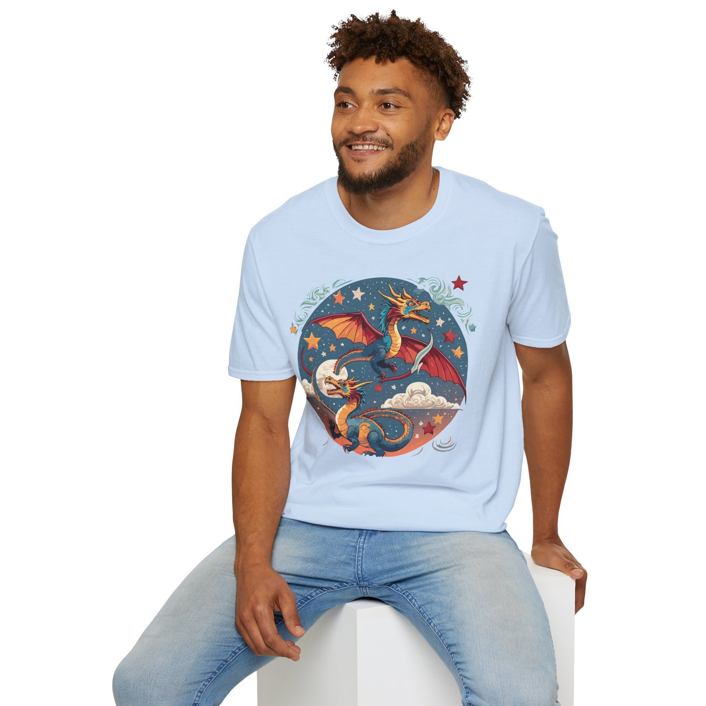 Dragon T Shirt, Dragon Shirt, Shirt with Animals, Animal Shirt