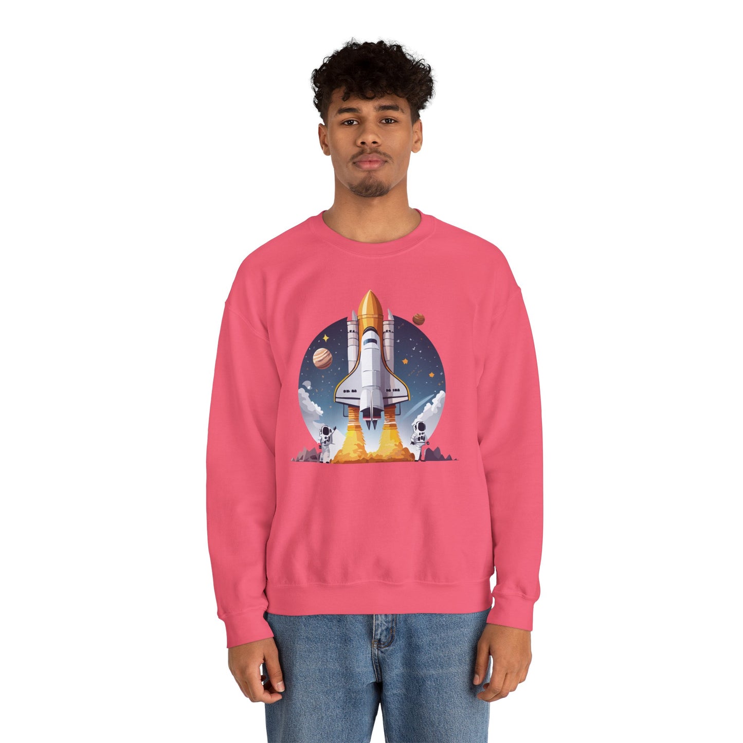 Space Shuttle Sweatshirt, Cosmic Sweatshirt, Astronaut Sweatshirt, Space Cosmic Sweatshirt