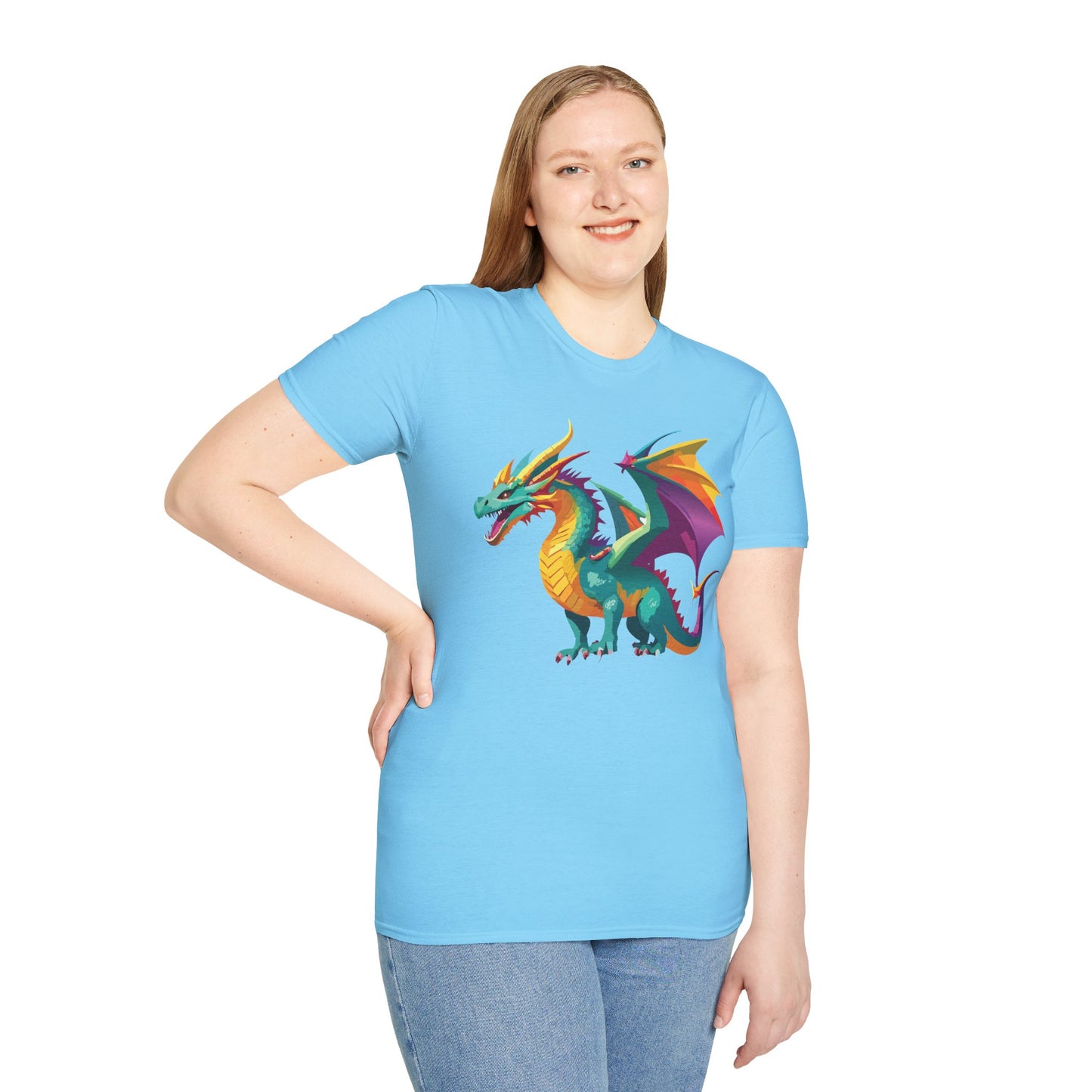 Dragon T Shirt, Dragon Shirt, Shirt with Animals, Animal Shirt