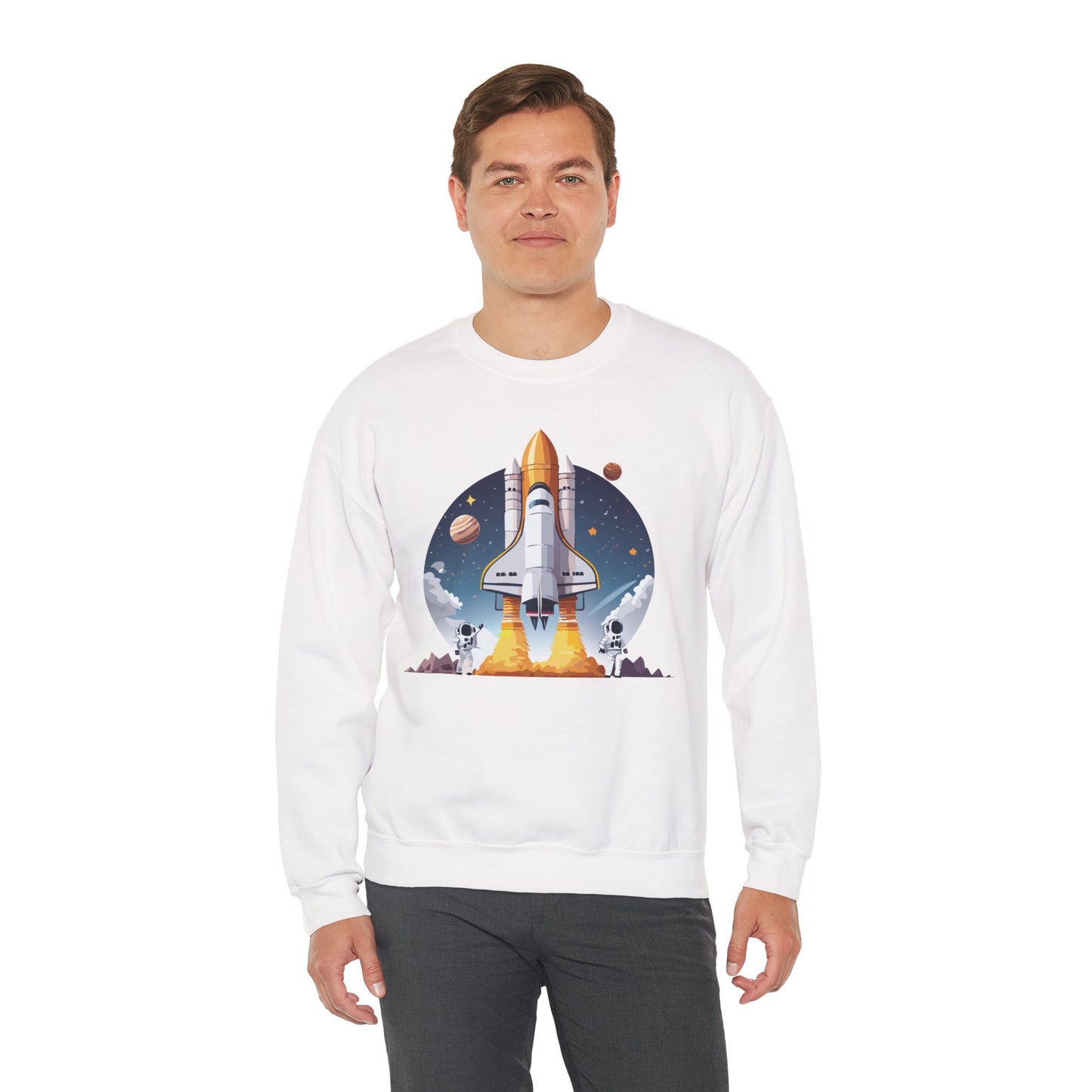 Space Shuttle Sweatshirt, Cosmic Sweatshirt, Astronaut Sweatshirt, Space Cosmic Sweatshirt