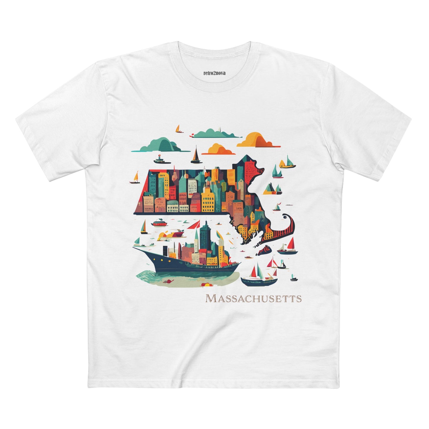 US State Shirts, Massachusetts Shirt