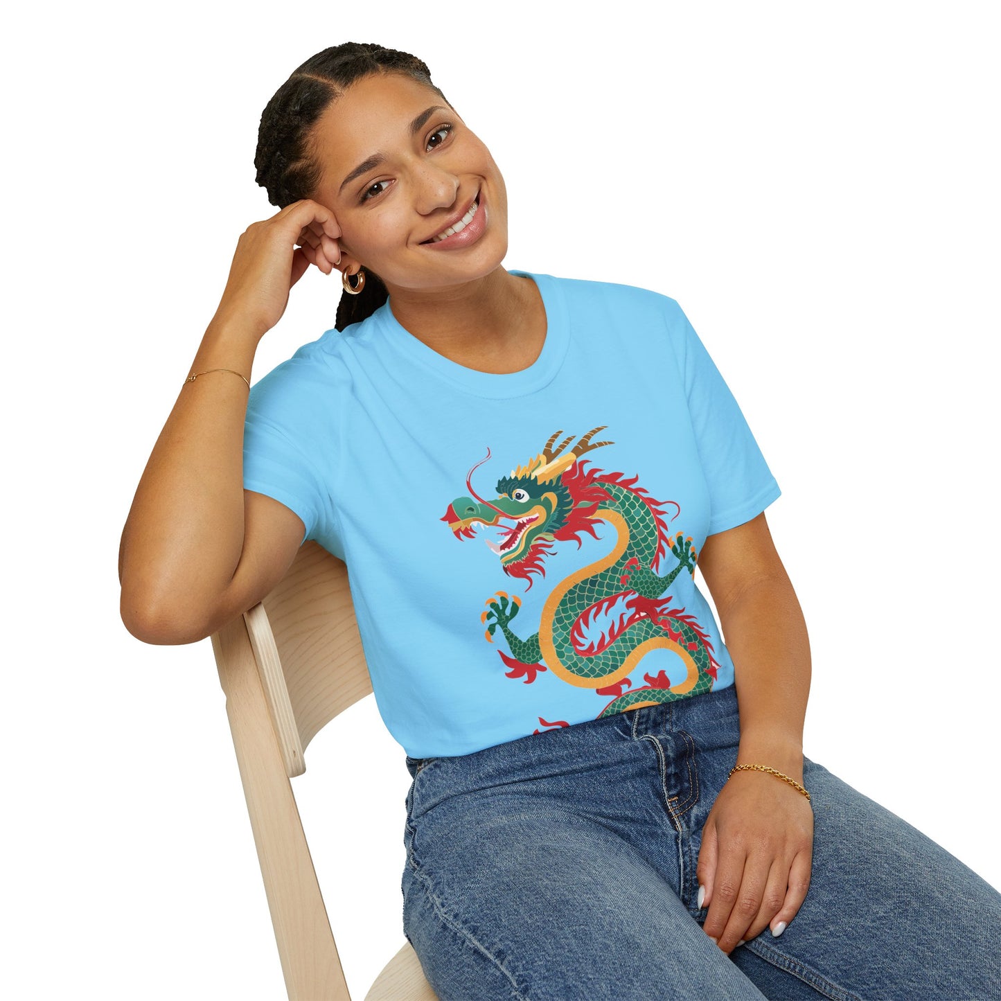 Dragon T Shirt, Dragon Shirt, Shirt with Animals, Animal Shirt