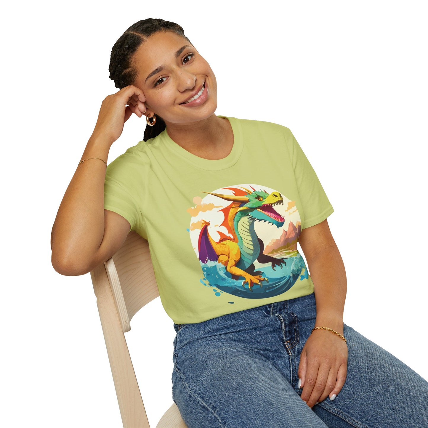 Dragon T Shirt, Dragon Shirt, Shirt with Animals, Animal Shirt