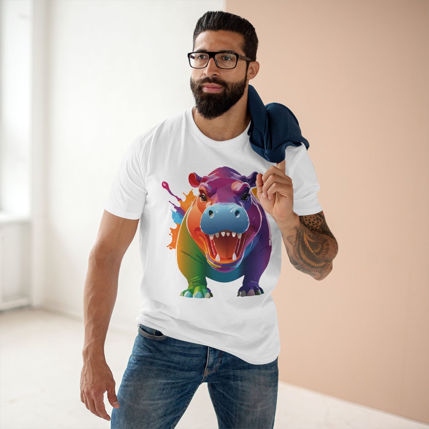 Animal Shirt, Hippo Shirt - SudokuS