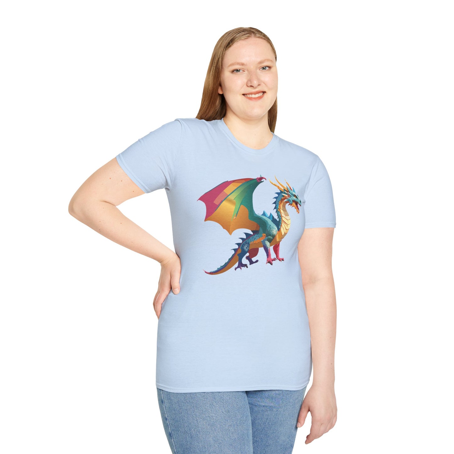 Dragon T Shirt, Dragon Shirt, Shirt with Animals, Animal Shirt