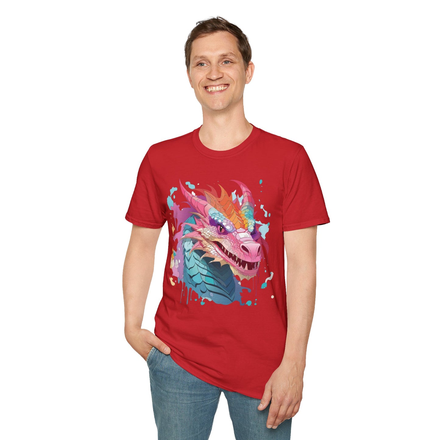 Dragon T Shirt, Dragon Shirt, Shirt with Animals, Animal Shirt
