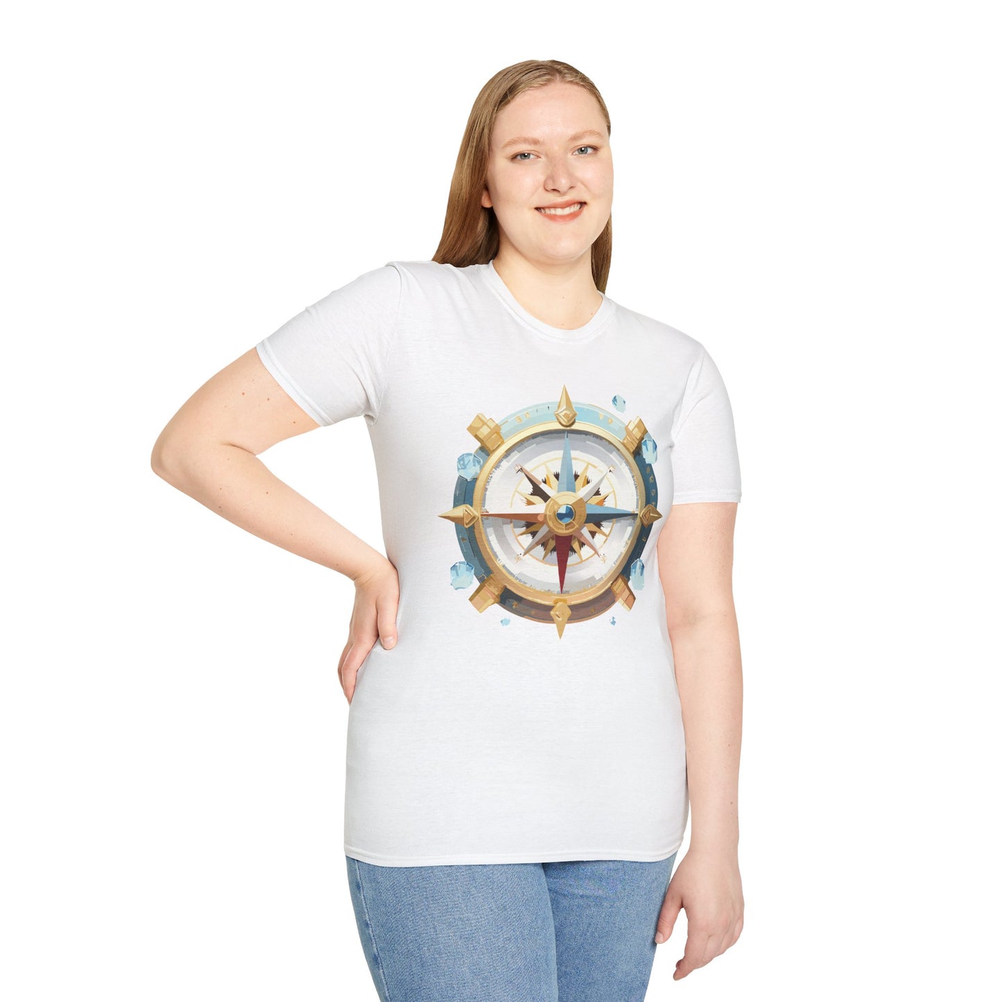 Compass T Shirt, Compass Shirt, Shirt with Compass, Navigator Shirt