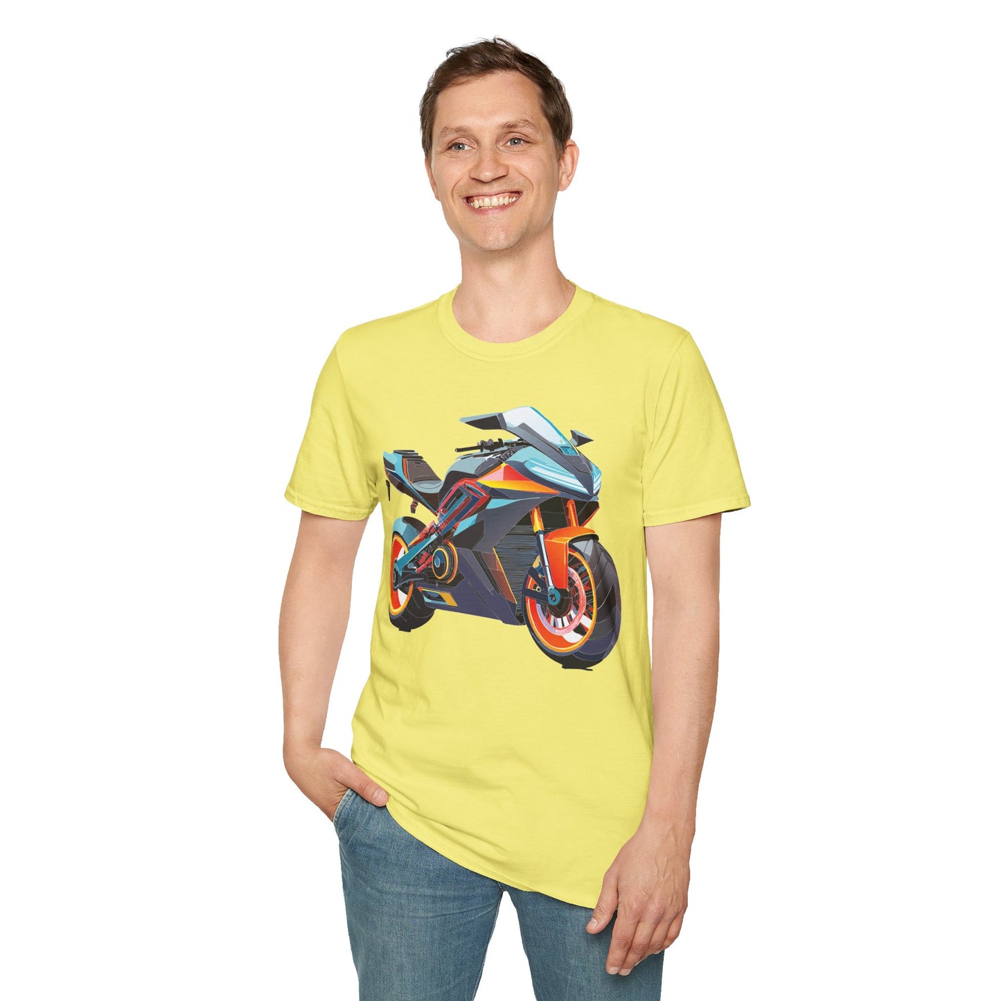 Bike T Shirt, Moto Shirt, Shirt with Motorcycle, MTB T Shirts