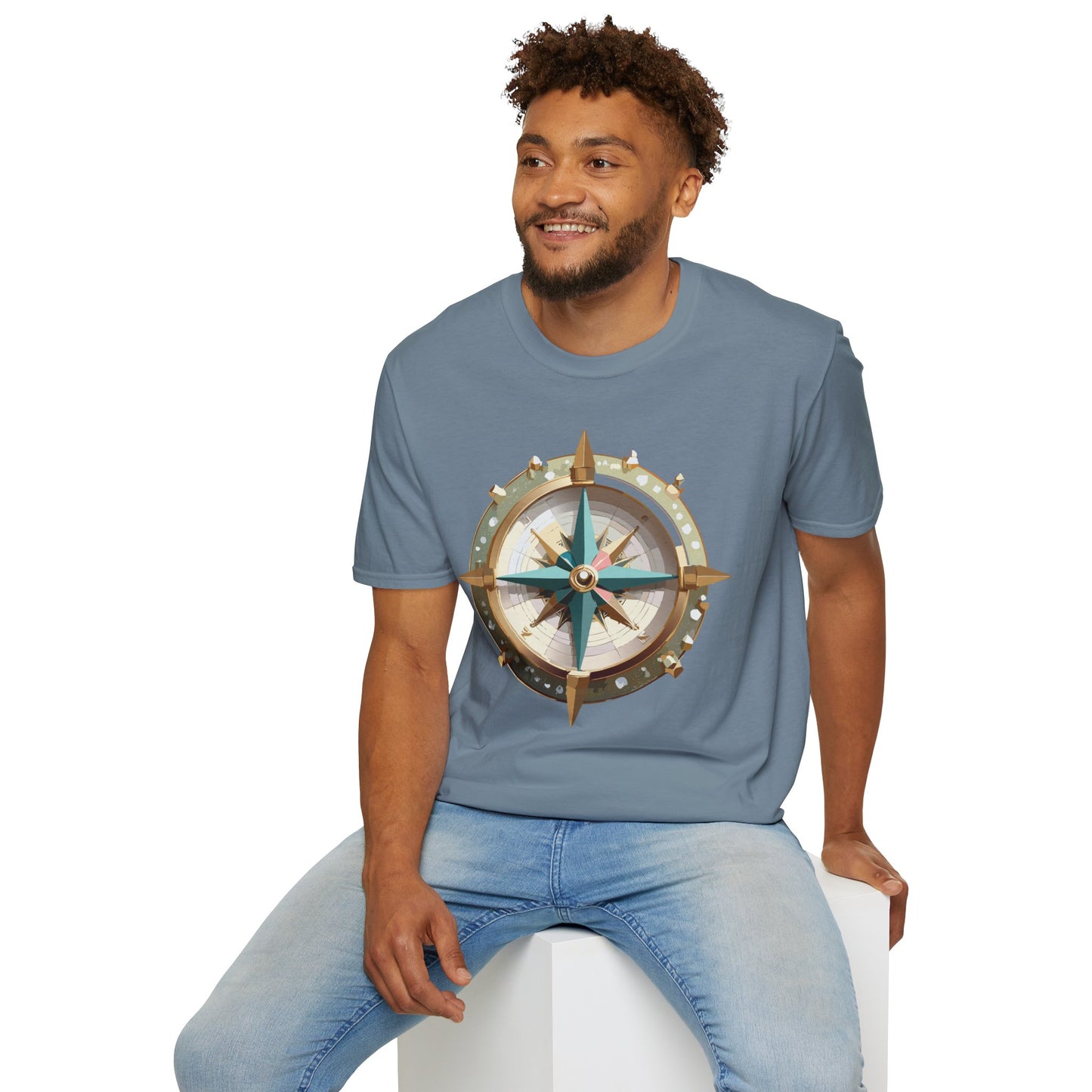 Compass T Shirt, Compass Shirt, Shirt with Compass, Navigator Shirt
