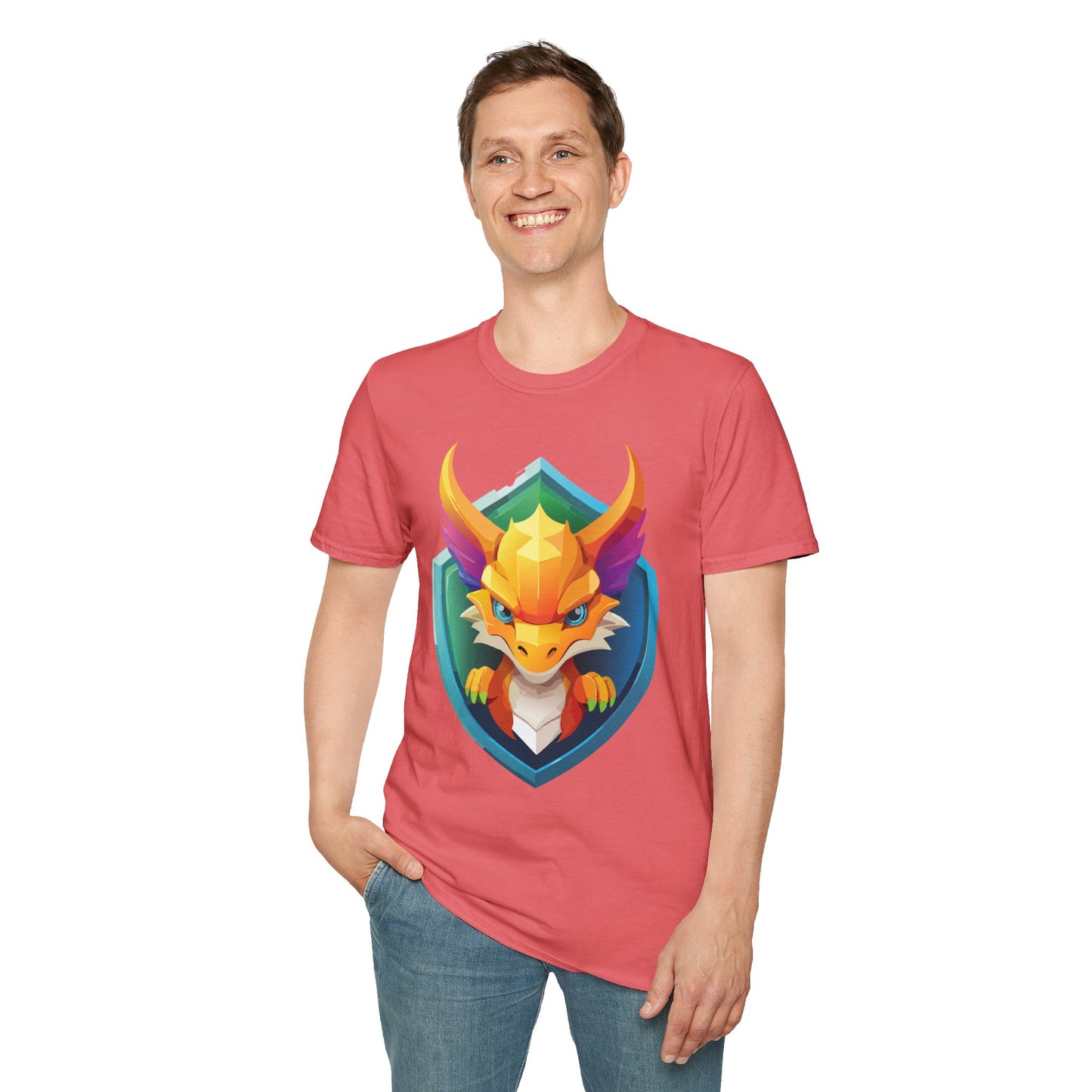 Dragon T Shirt, Dragon Shirt, Shirt with Animals, Animal Shirt