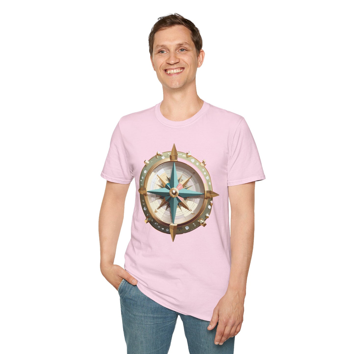 Compass T Shirt, Compass Shirt, Shirt with Compass, Navigator Shirt