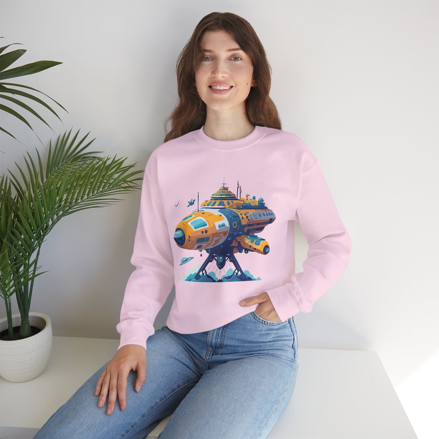 Space Shuttle Sweatshirt, Cosmic Sweatshirt, Astronaut Sweatshirt, Space Cosmic Sweatshirt