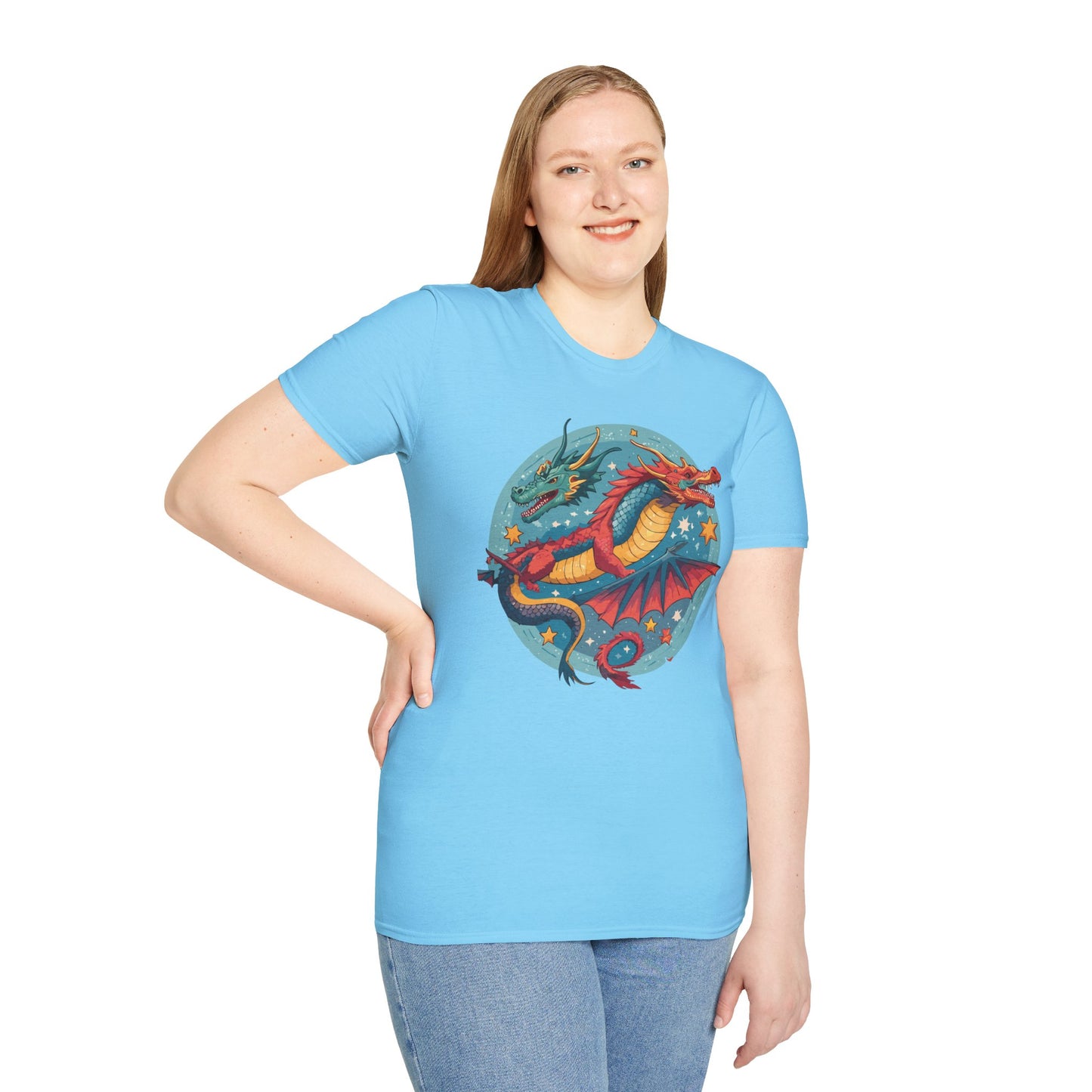 Dragon T Shirt, Dragon Shirt, Shirt with Animals, Animal Shirt