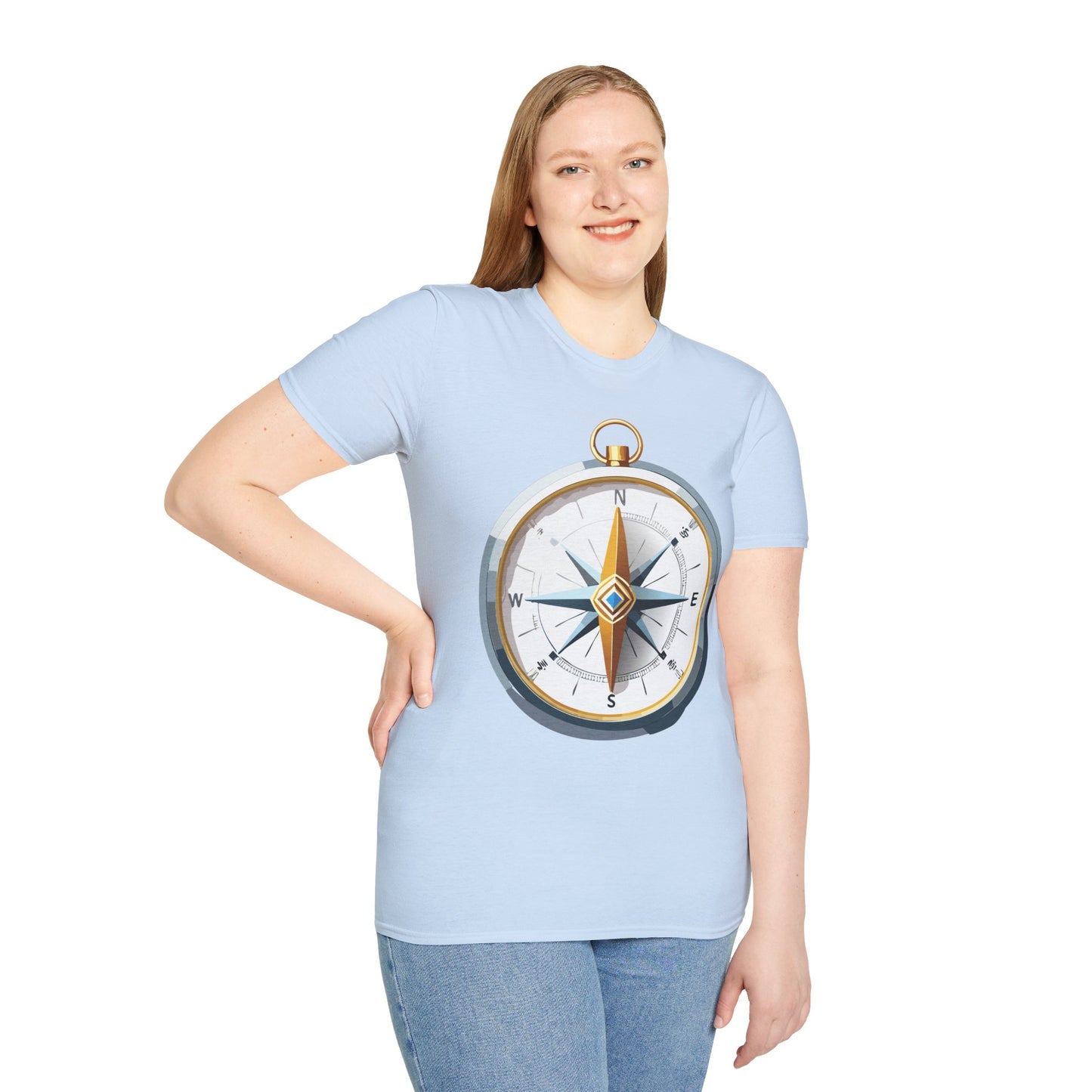 Compass T Shirt, Compass Shirt, Shirt with Compass, Navigator Shirt