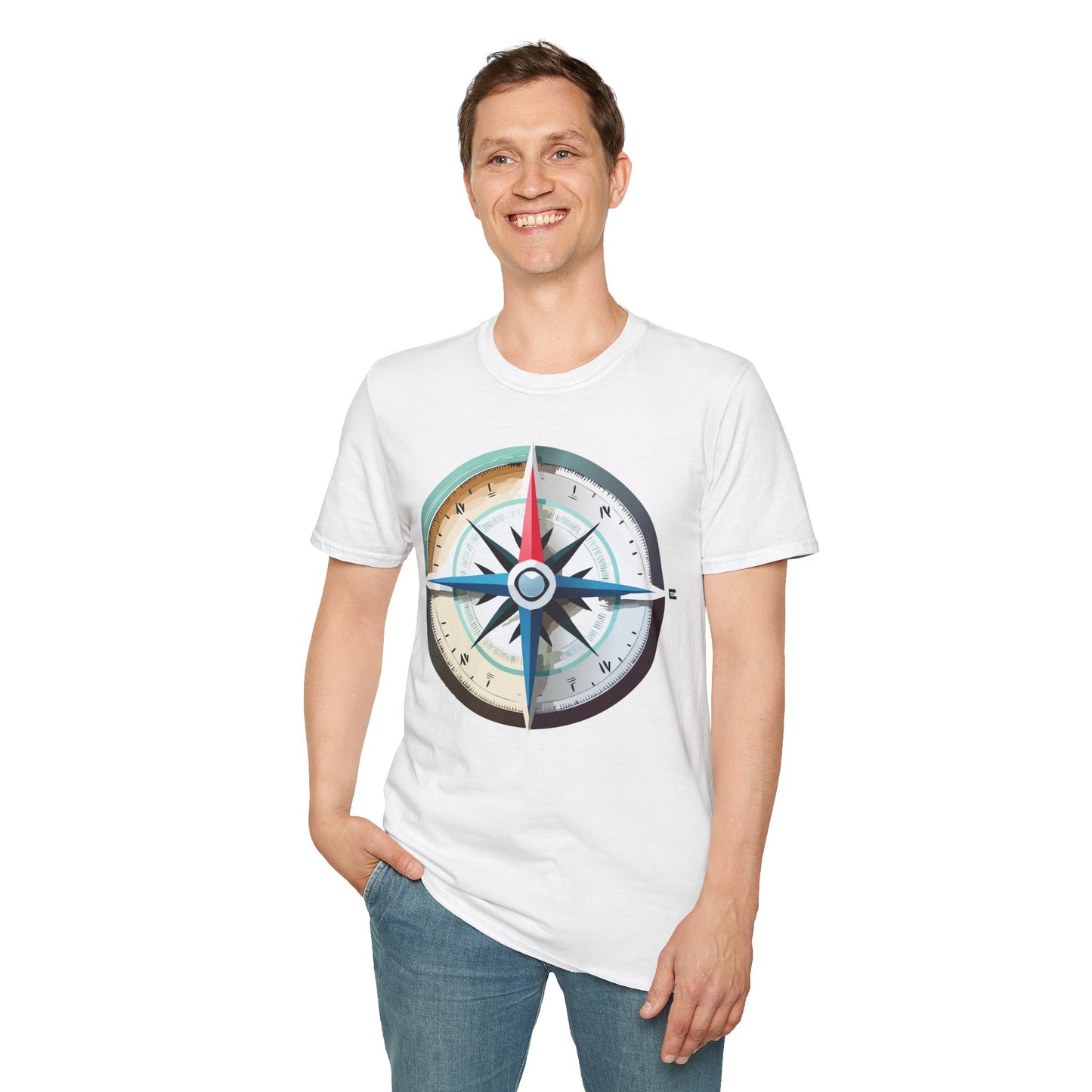 Compass T Shirt, Compass Shirt, Shirt with Compass, Navigator Shirt
