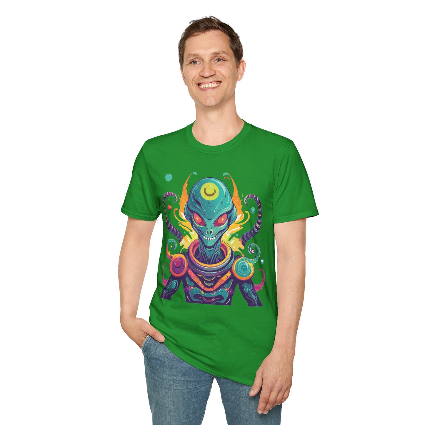 Alien T Shirt, Cosmos Shirt, Shirt with Aliens, Cosmo Shirts
