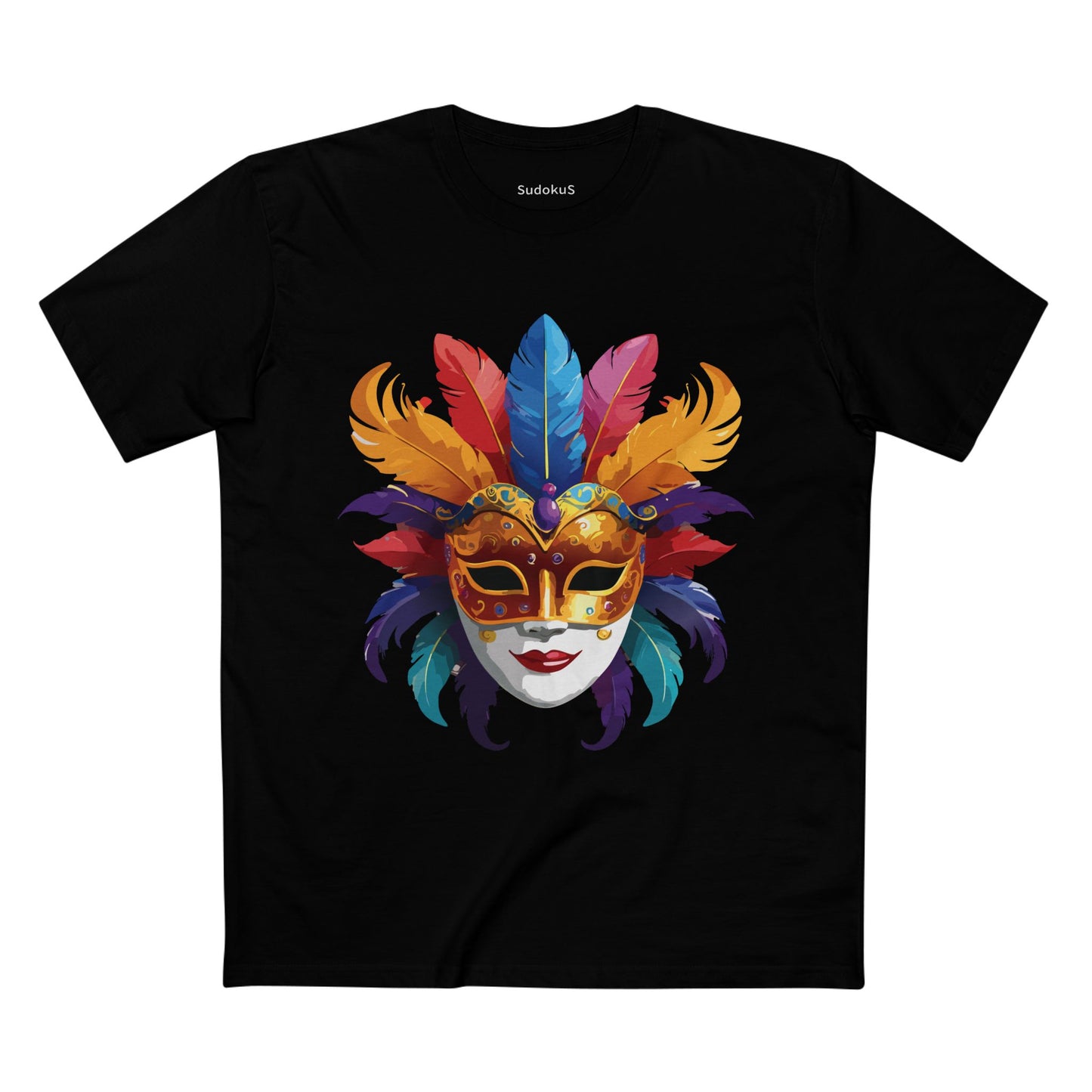 Mask Shirt, Shirt with Face - SudokuS