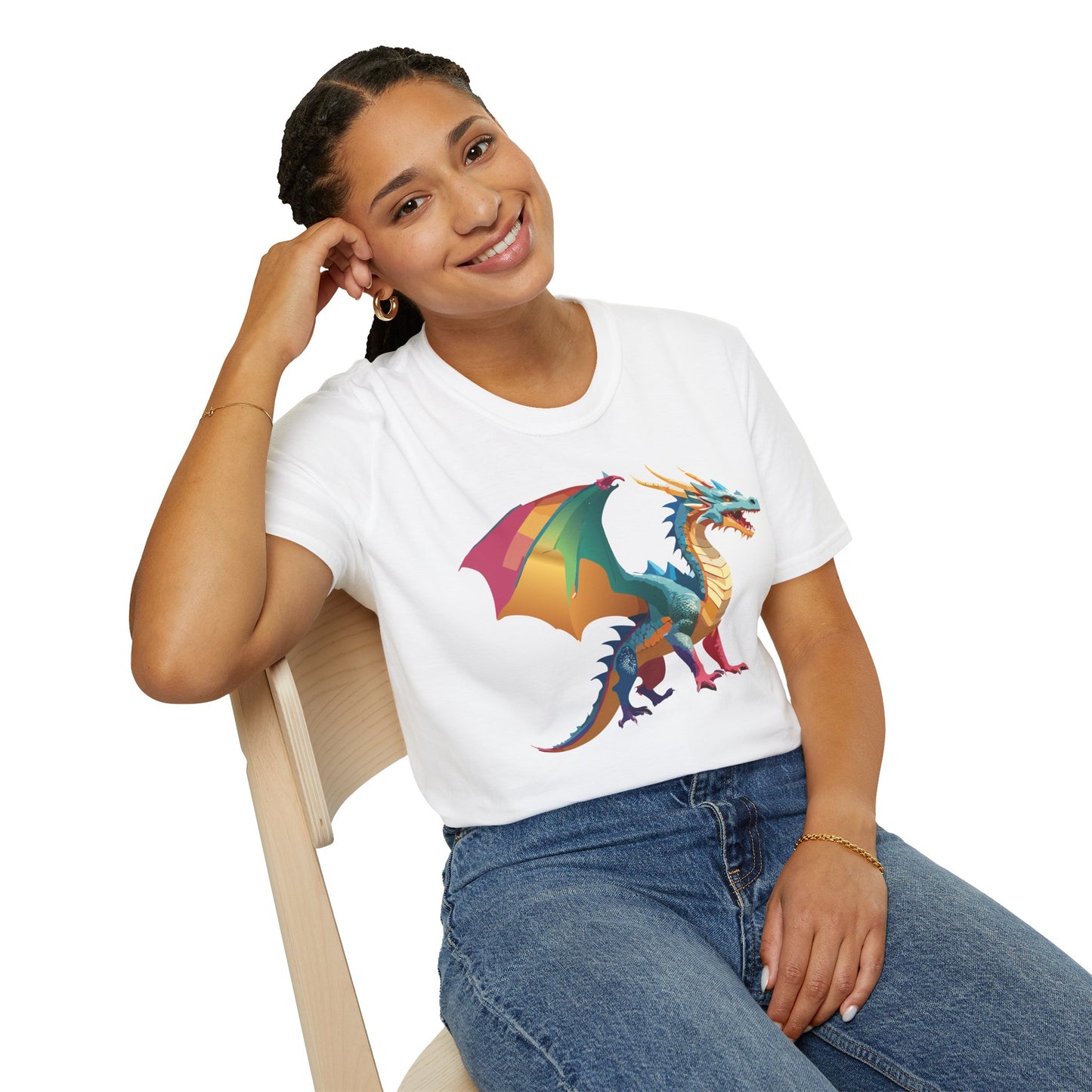 Dragon T Shirt, Dragon Shirt, Shirt with Animals, Animal Shirt