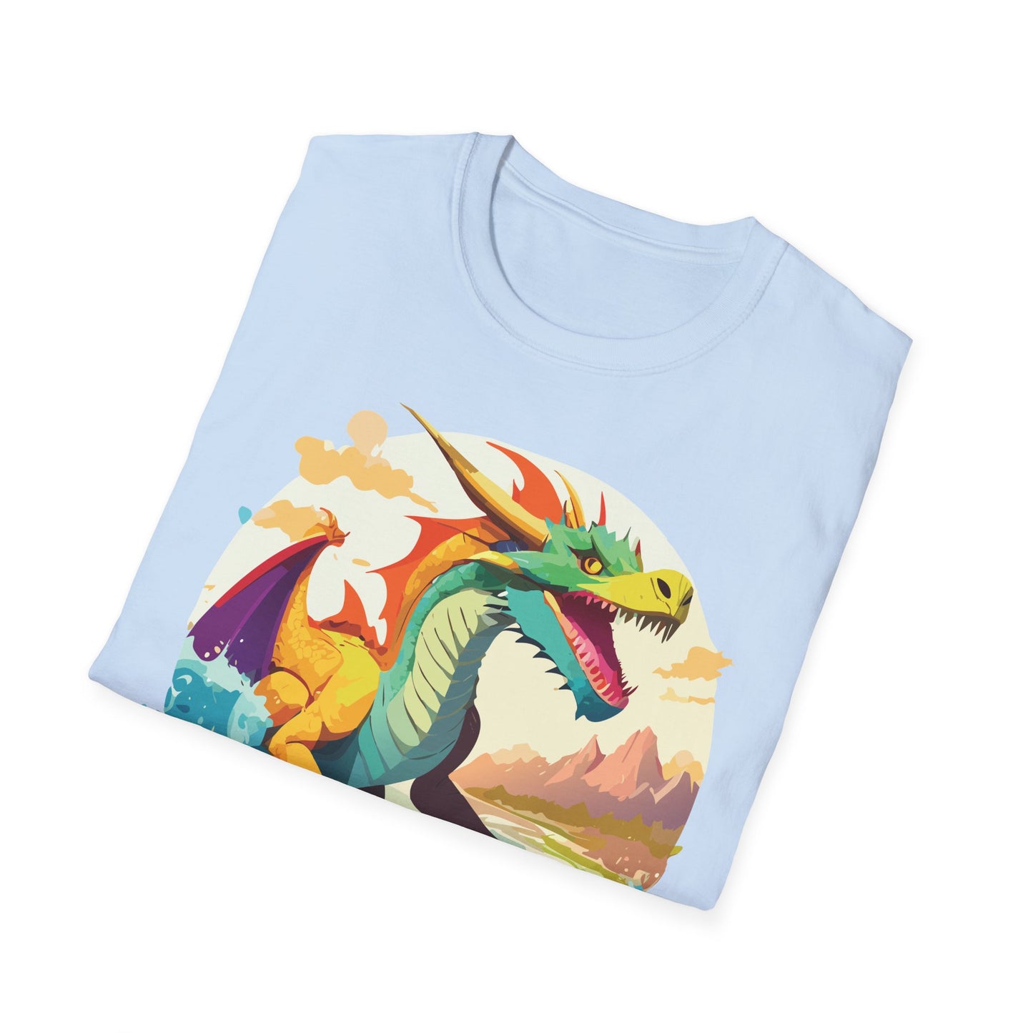 Dragon T Shirt, Dragon Shirt, Shirt with Animals, Animal Shirt