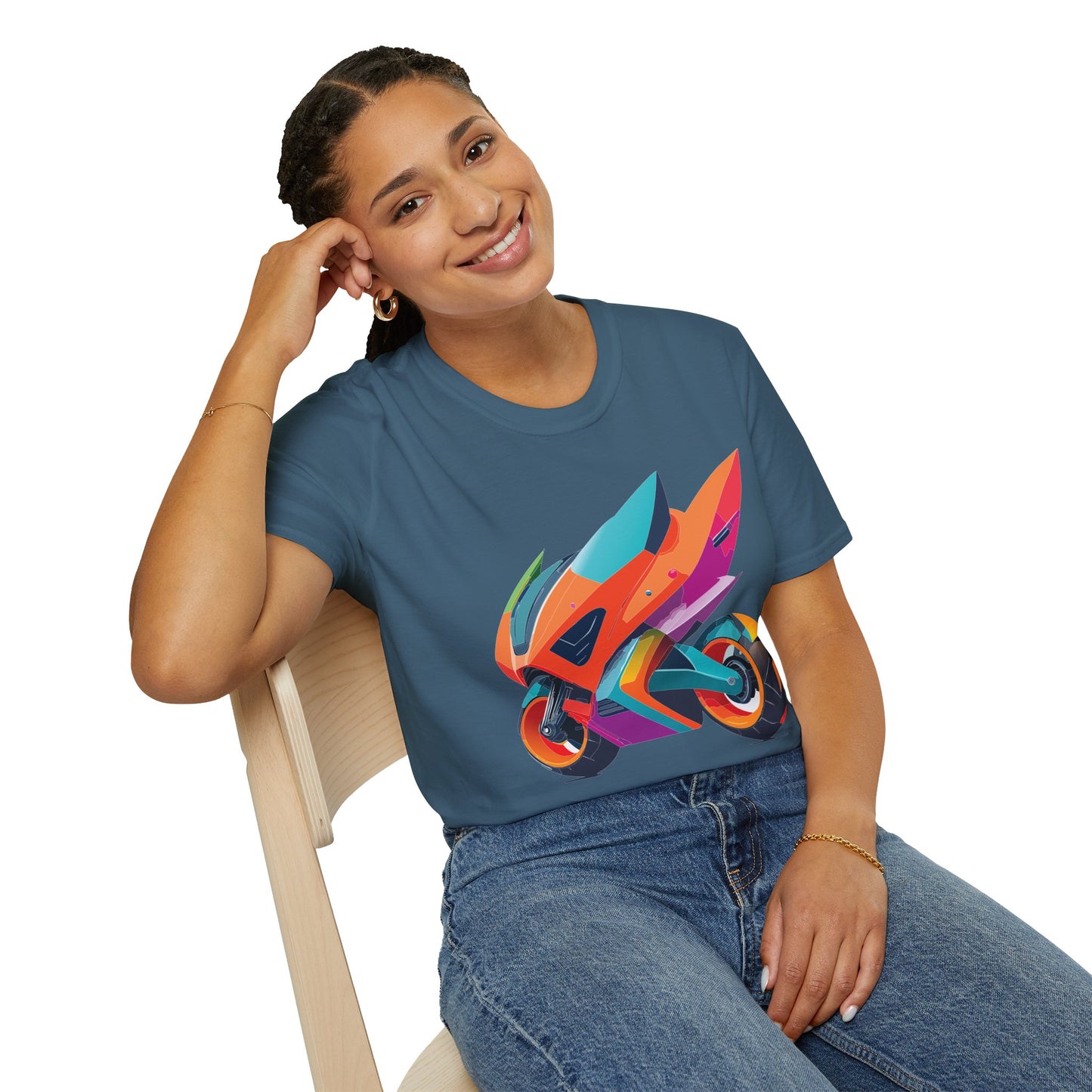 Bike T Shirt, Moto Shirt, Shirt with Motorcycle, MTB T Shirts