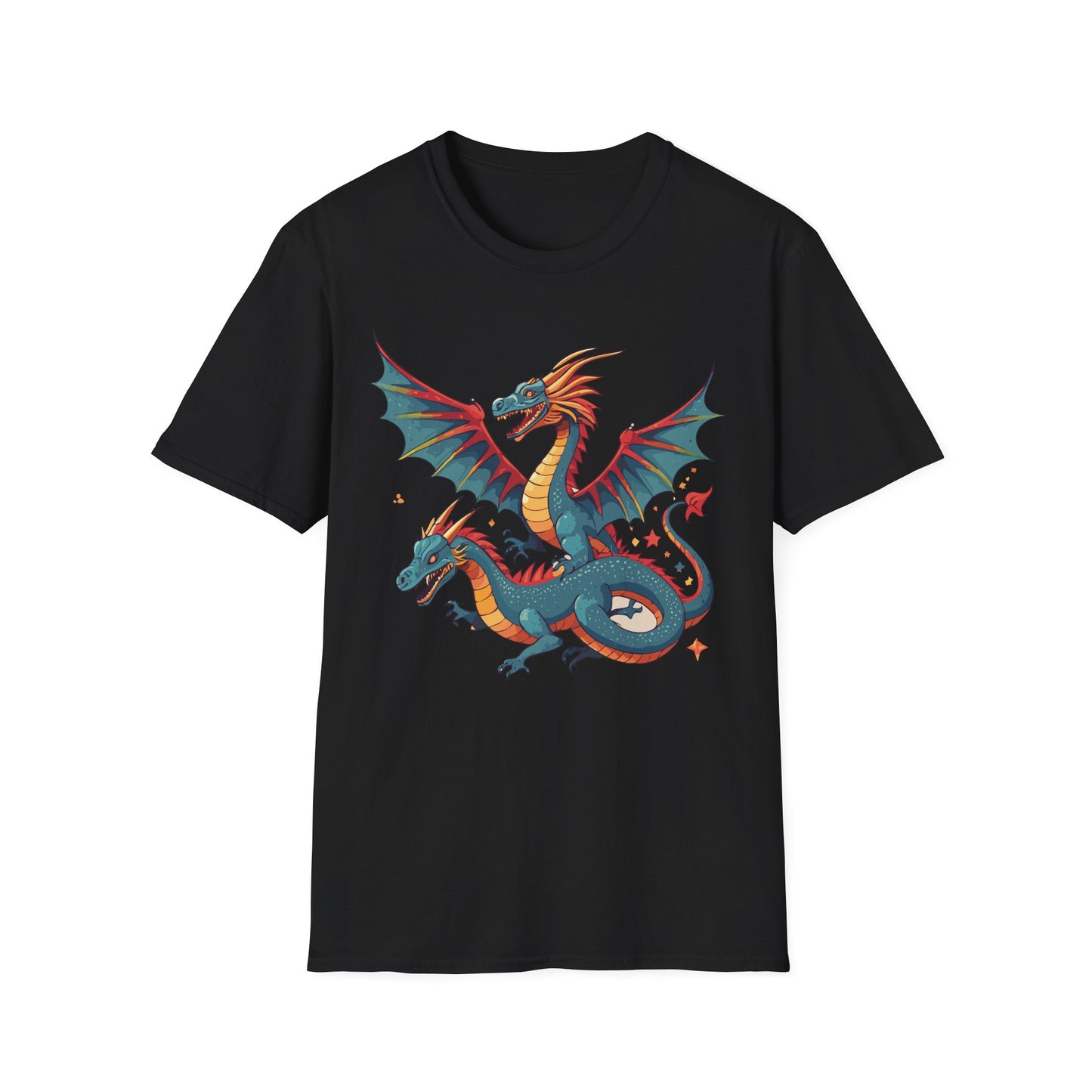 Dragon T Shirt, Dragon Shirt, Shirt with Animals, Animal Shirt
