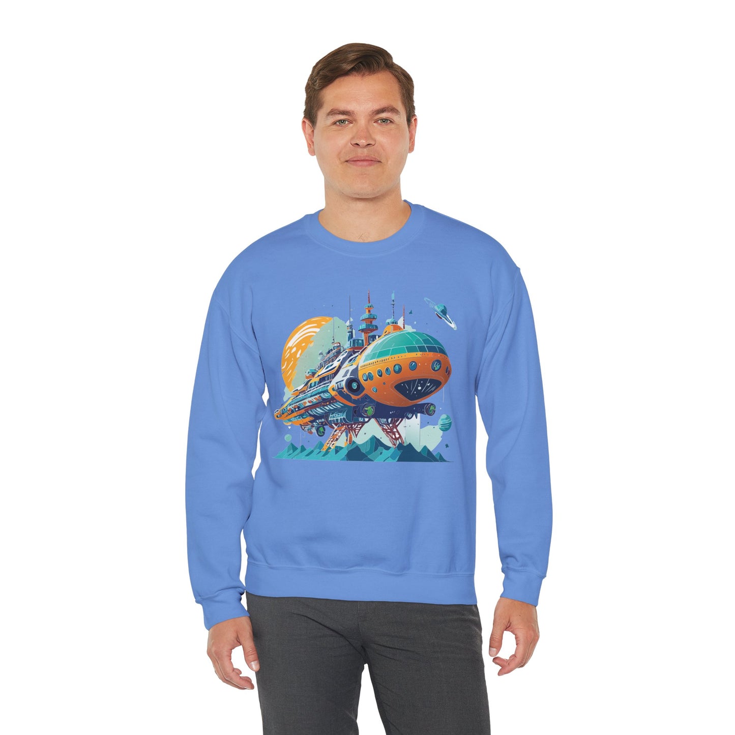 Space Shuttle Sweatshirt, Cosmic Sweatshirt, Astronaut Sweatshirt, Space Cosmic Sweatshirt