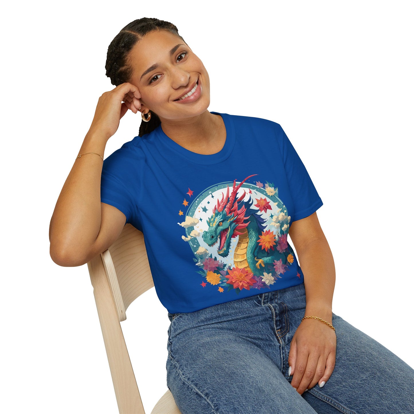 Dragon T Shirt, Dragon Shirt, Shirt with Animals, Animal Shirt