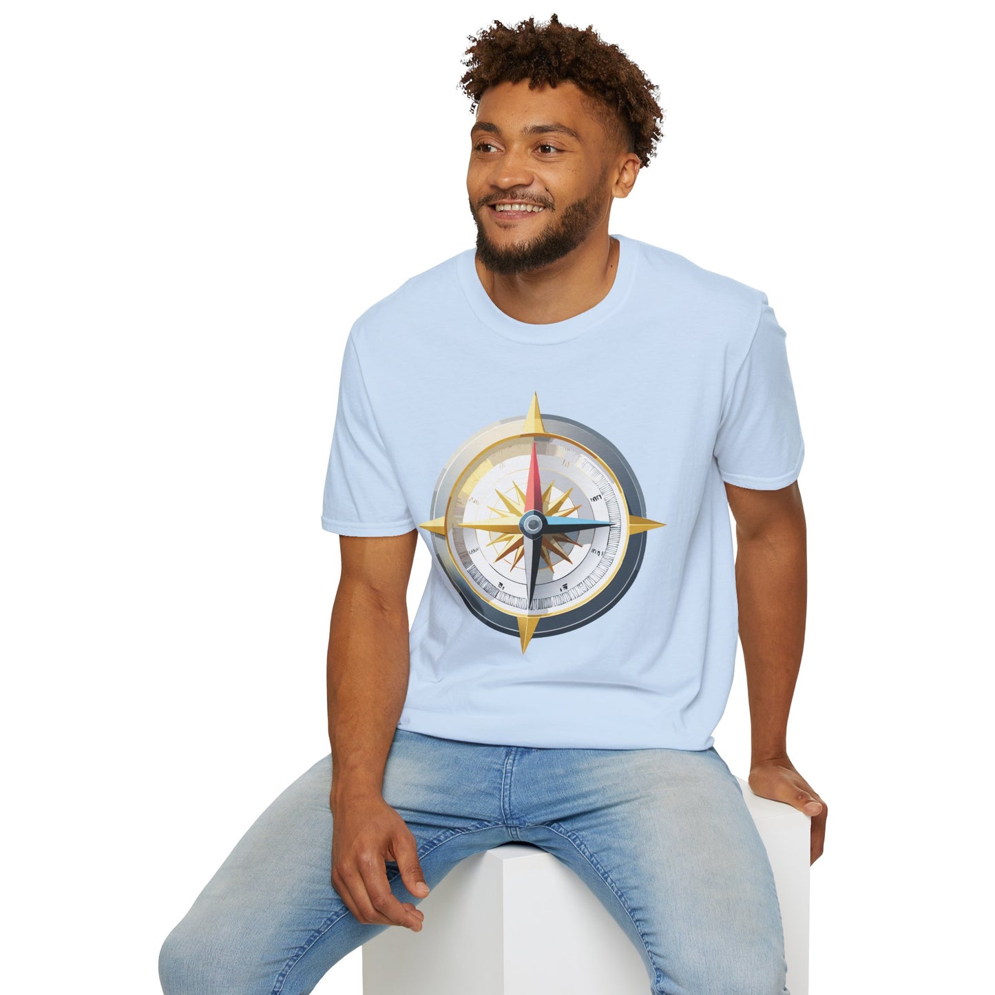 Compass T Shirt, Compass Shirt, Shirt with Compass, Navigator Shirt