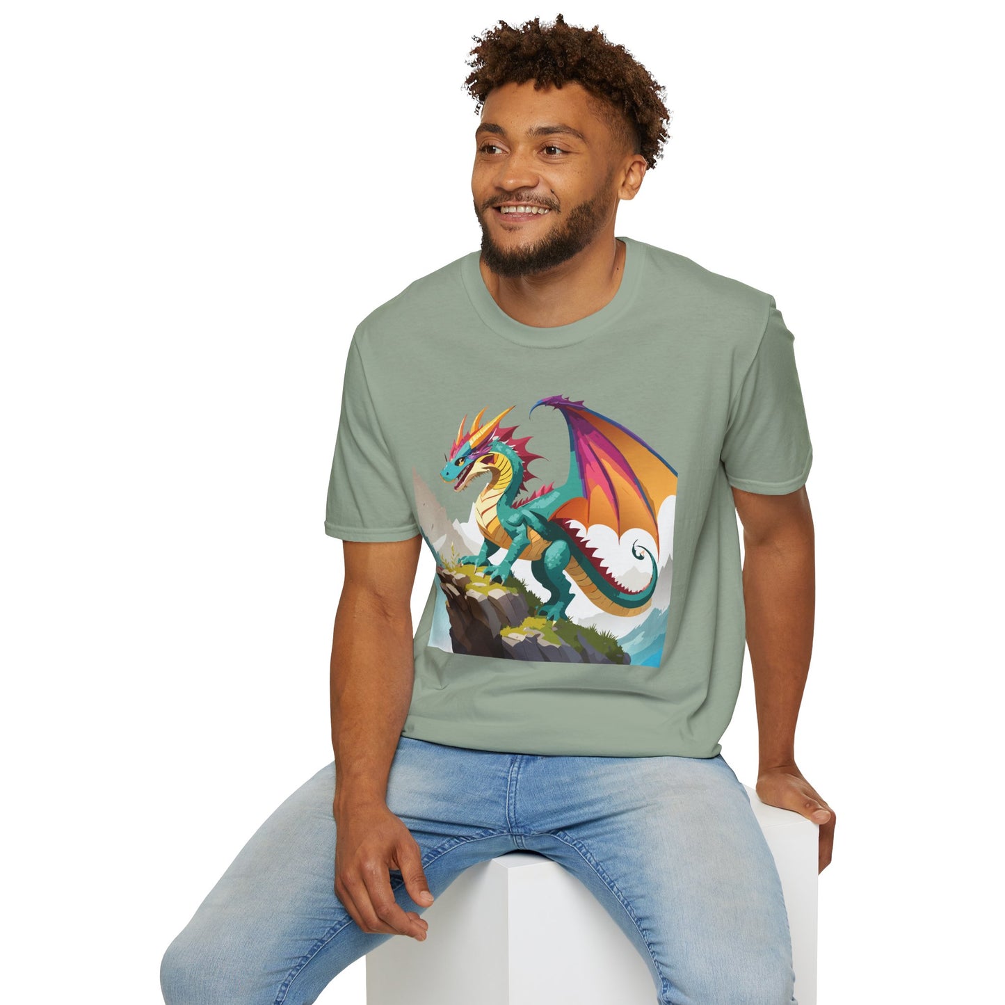 Dragon T Shirt, Dragon Shirt, Shirt with Animals, Animal Shirt