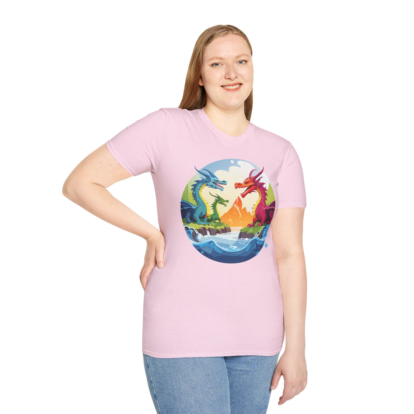 Dragon T Shirt, Dragon Shirt, Shirt with Animals, Animal Shirt