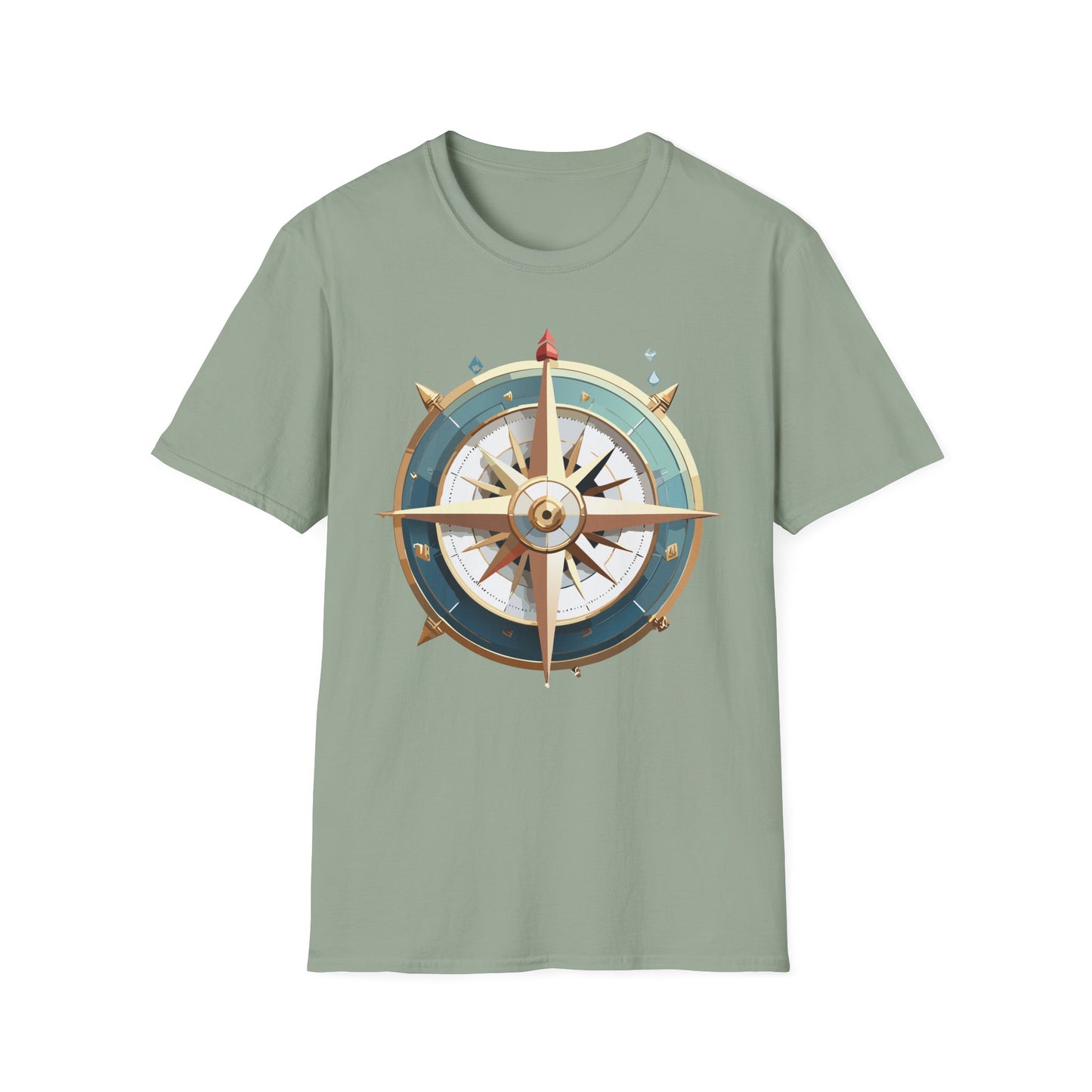 Compass T Shirt, Compass Shirt, Shirt with Compass, Navigator Shirt