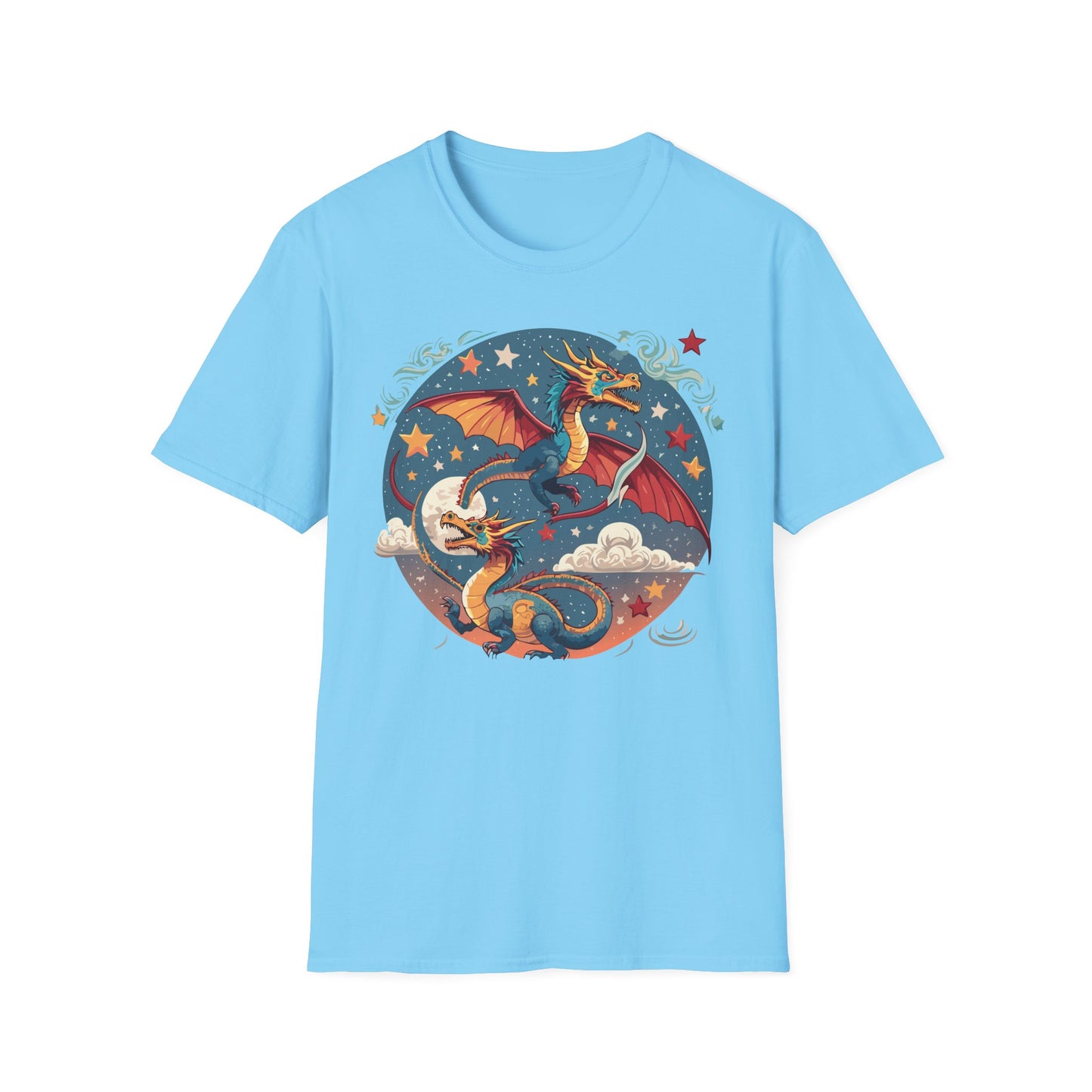 Dragon T Shirt, Dragon Shirt, Shirt with Animals, Animal Shirt