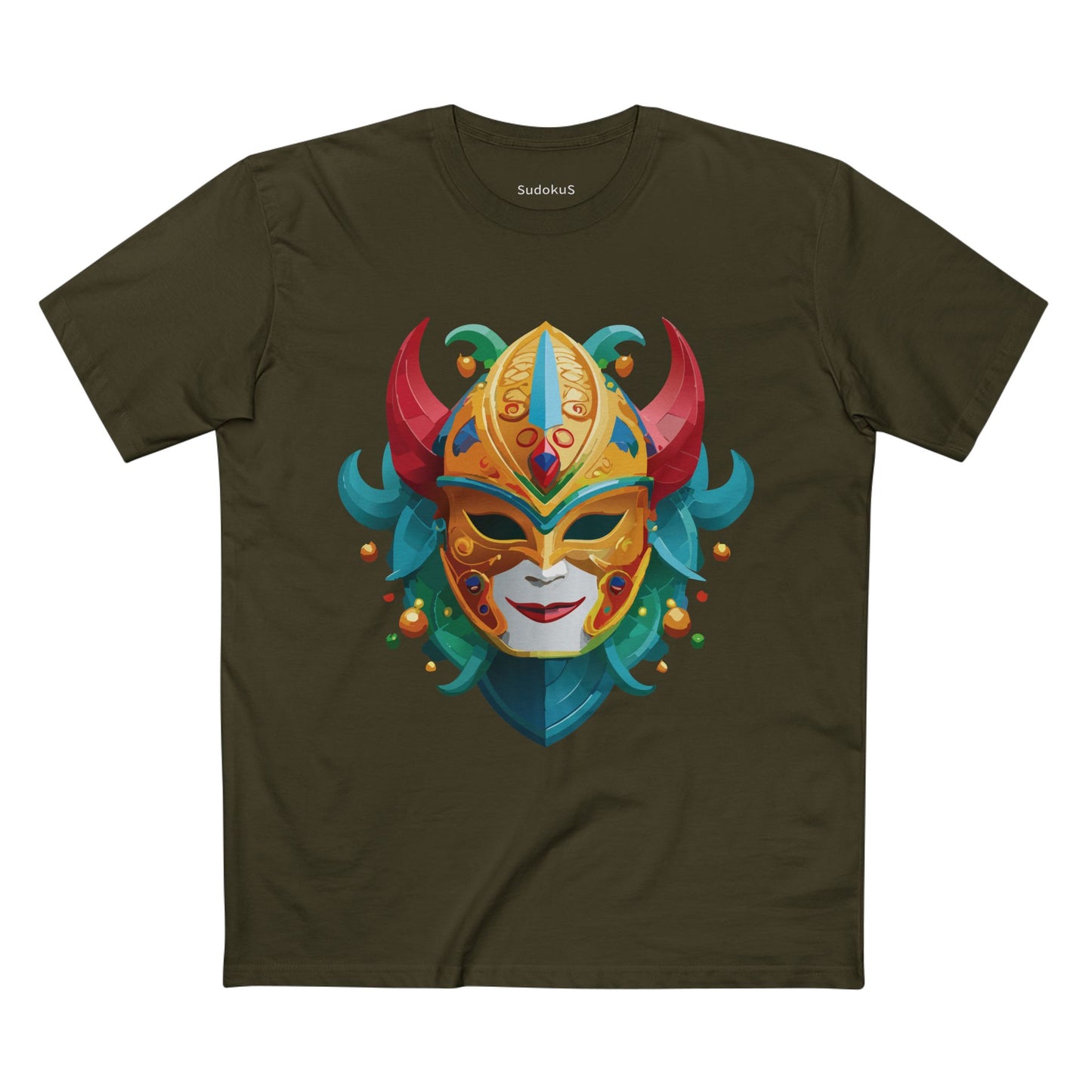 Mask Shirt, Shirt with Face - SudokuS
